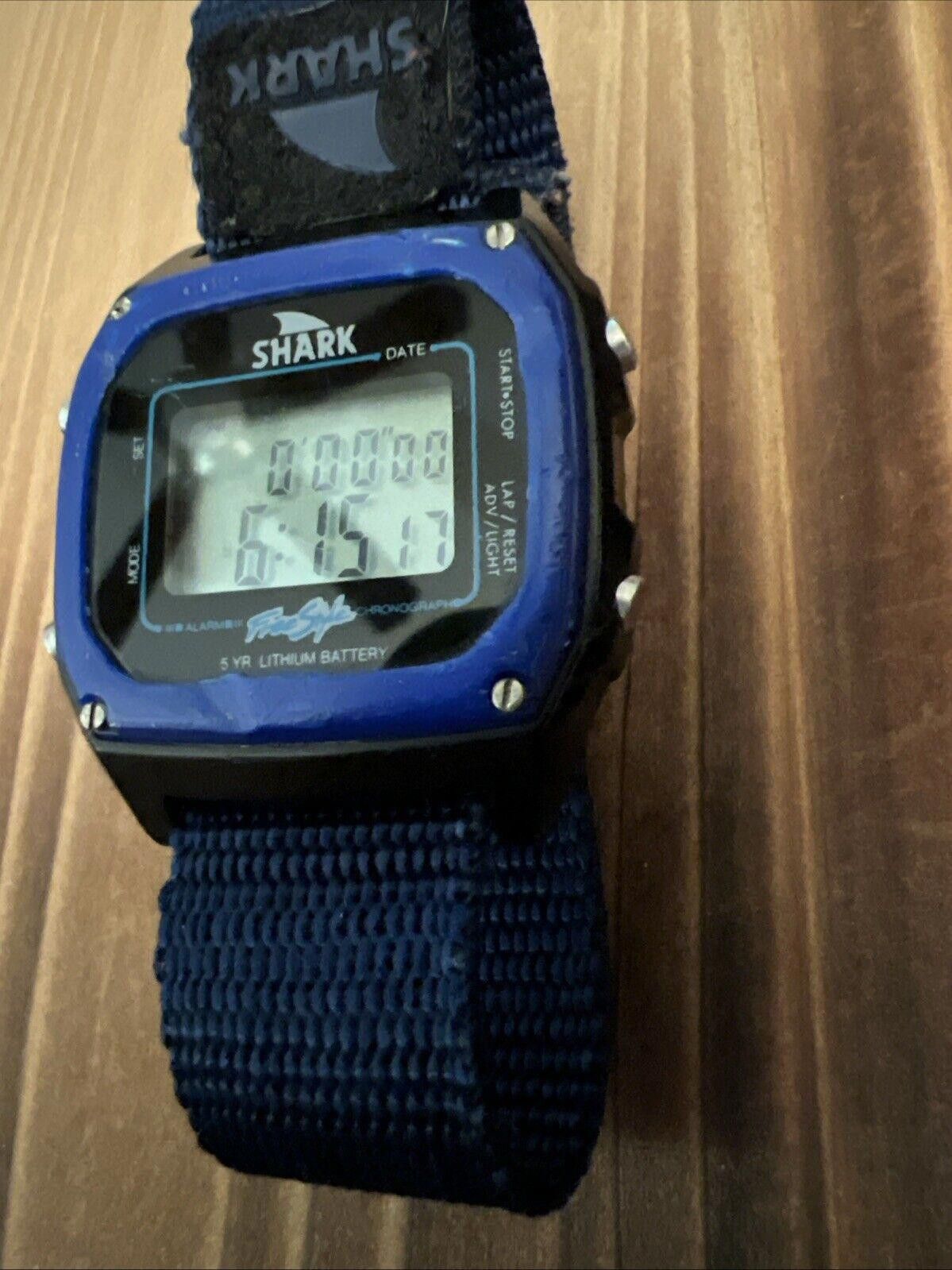 Other Shark Freestyle Blue Watch New Battery Vintage Size ONE SIZE - 4 Thumbnail