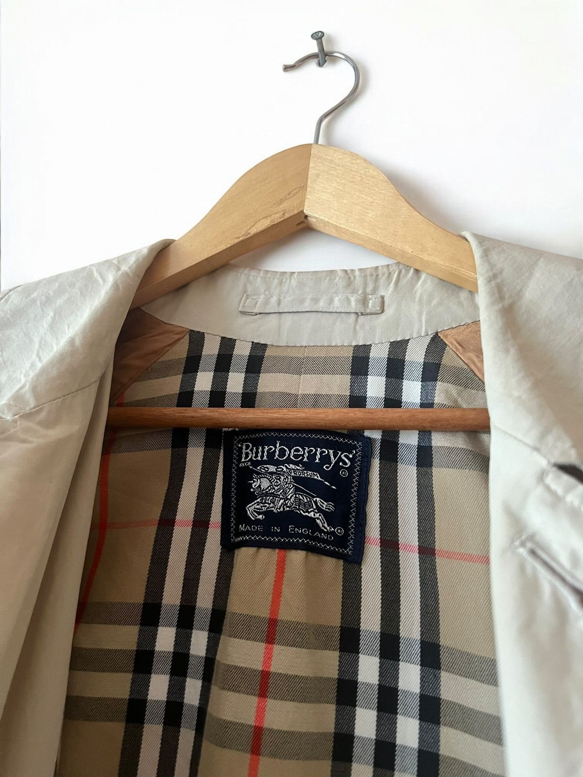 Burberry Prorsum × Vintage BURBERRY’S PRORSUM 90s VINTAGE TRENCH COAT NOVA CHECK CLOAK Size M / US 6-8 / IT 42-44 - 7 Thumbnail