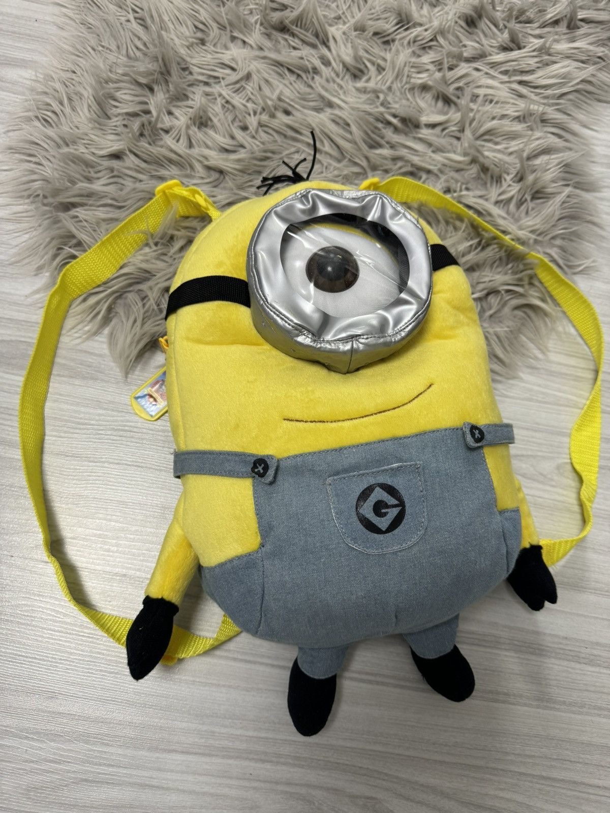 Japanese Brand × Vintage y2k Despicable Me Minions Plush Backpack Size ONE SIZE - 5 Thumbnail
