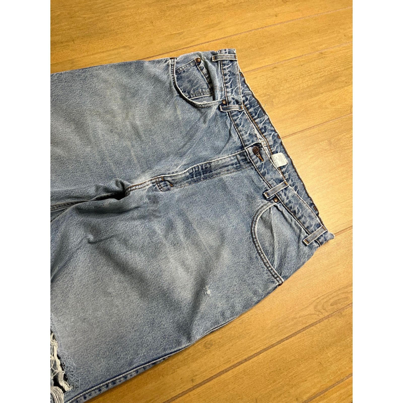 Levi's Vintage Levi’s 545 Loose Fit Jeans Distressed Light Wash 38 Size US 38 / EU 54 - 13 Thumbnail