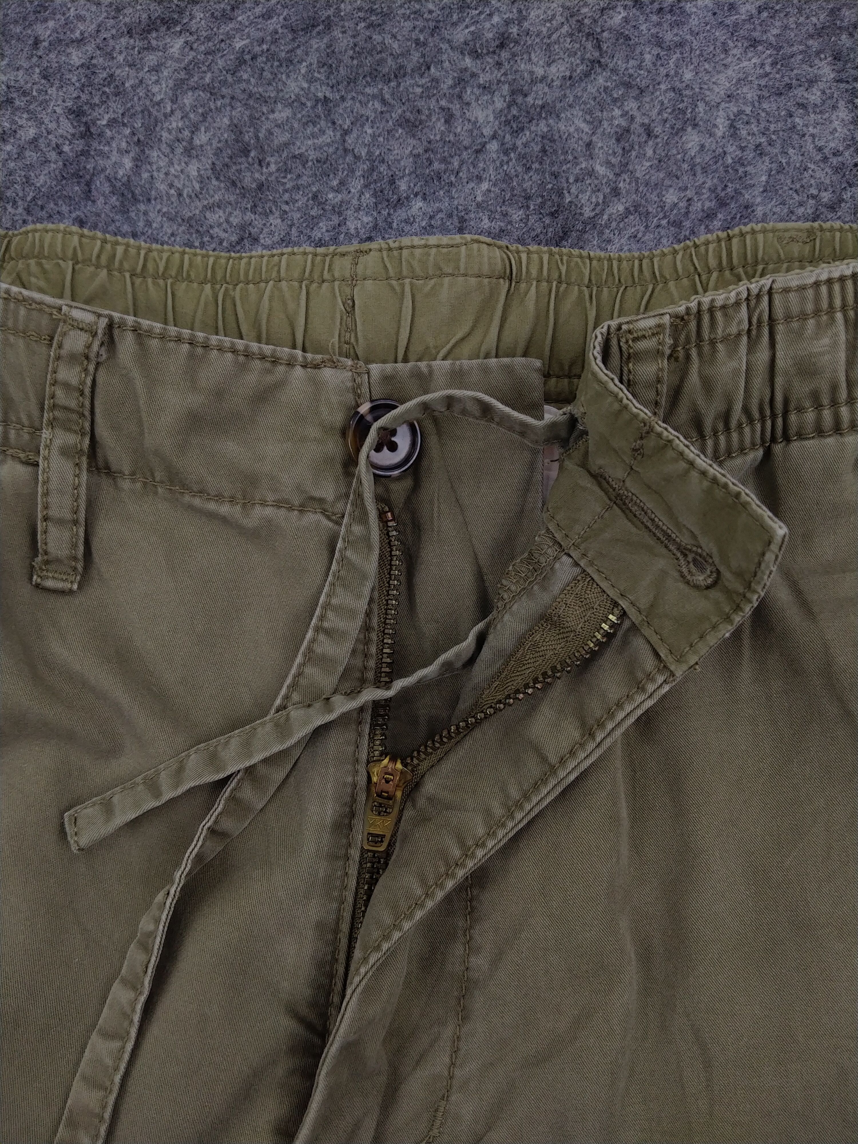 GU Elastic/Drawstring Waist Japanese Brand Cargo Pants -CP063 Size US 30 / EU 46 - 6 Thumbnail