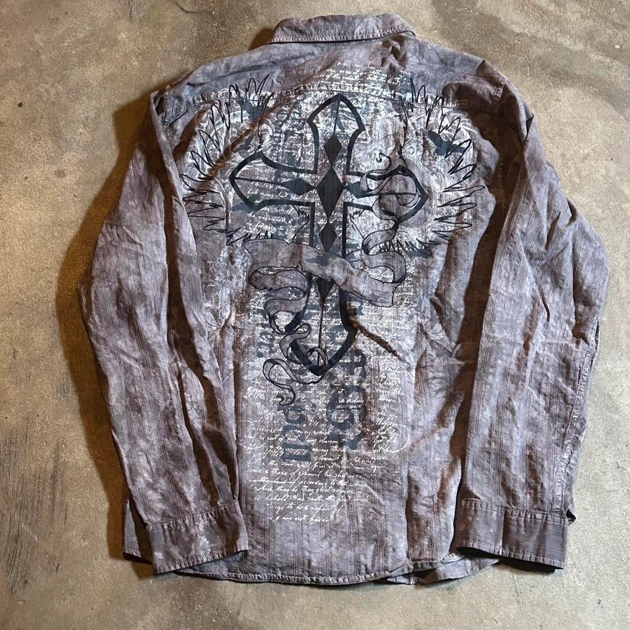 Helix Helix long sleeve y2k shirt Size US XL / EU 56 / 4 - 2 Thumbnail