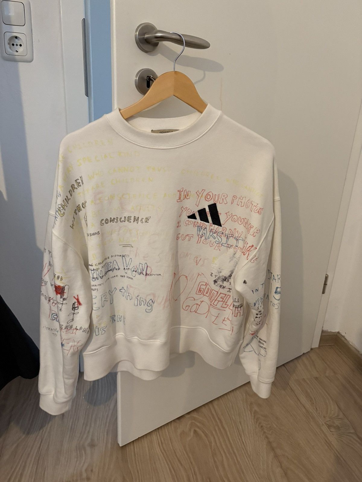 Yeezy Yeezy season 5 scribble crewneck Size US XS / EU 42 / 0 - 1 Thumbnail