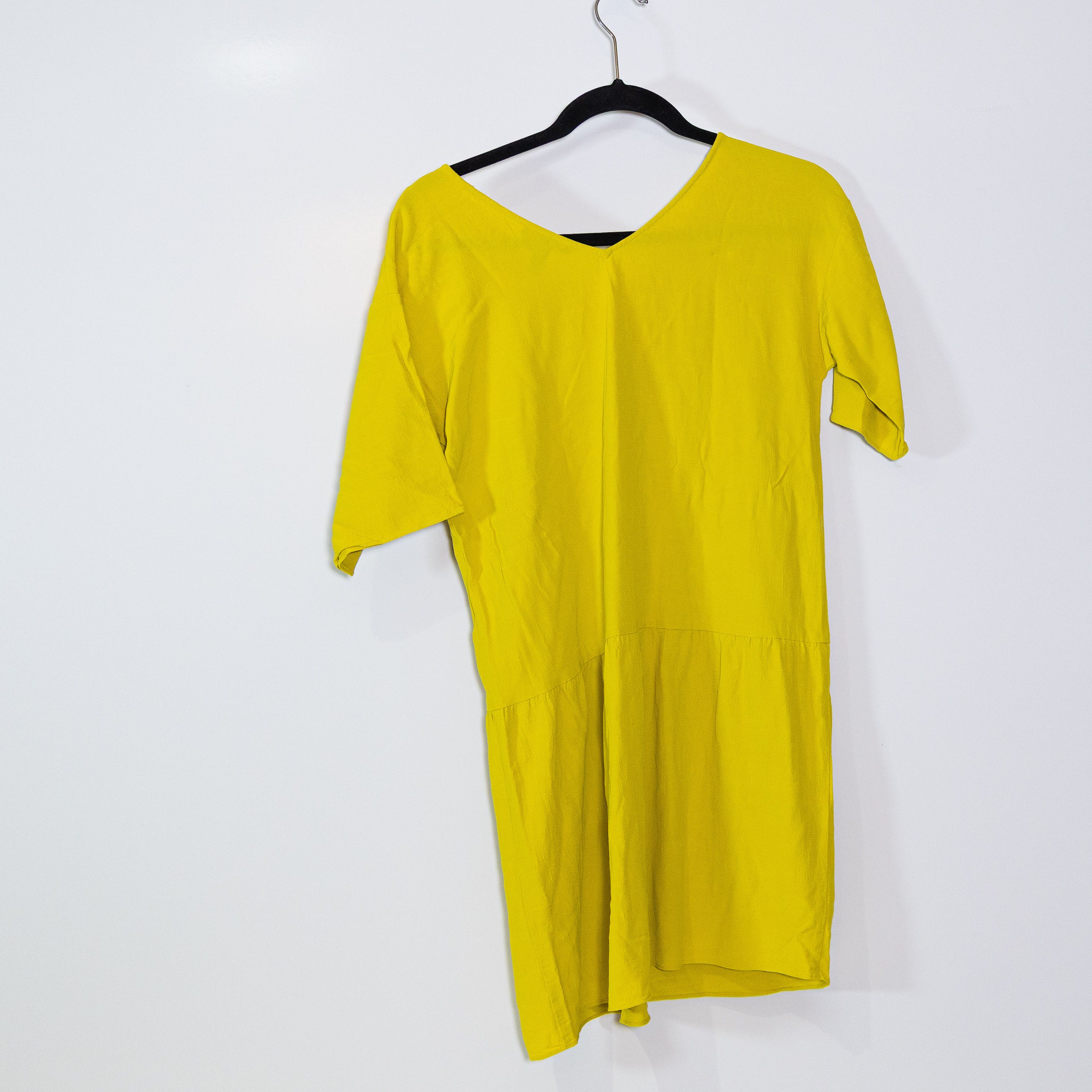 Eileen Fisher Eileen Fisher Crepe Textured V Neck Pullover Size S / US 4 / IT 40 - 3 Thumbnail