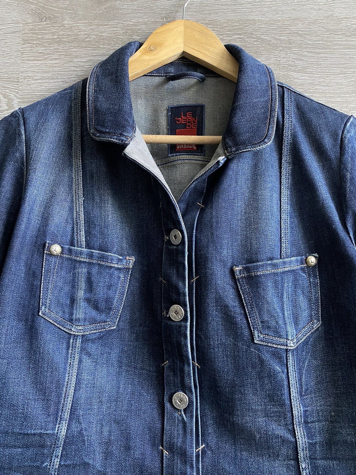 Marithe + Francois Girbaud LE JEAN DE MARITHE FRANCOIS GIRBAUD Denim Jacket Size XL / US 12-14 / IT 48-50 - 4 Thumbnail