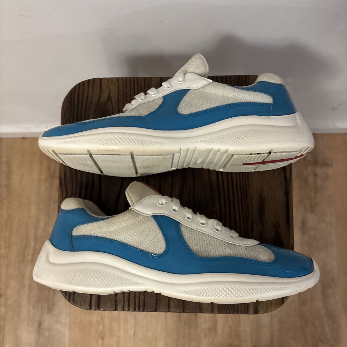Prada Prada Cups Blue Size 10.5 / 11.5 US Size US 11.5 / EU 44-45 - 2 Thumbnail