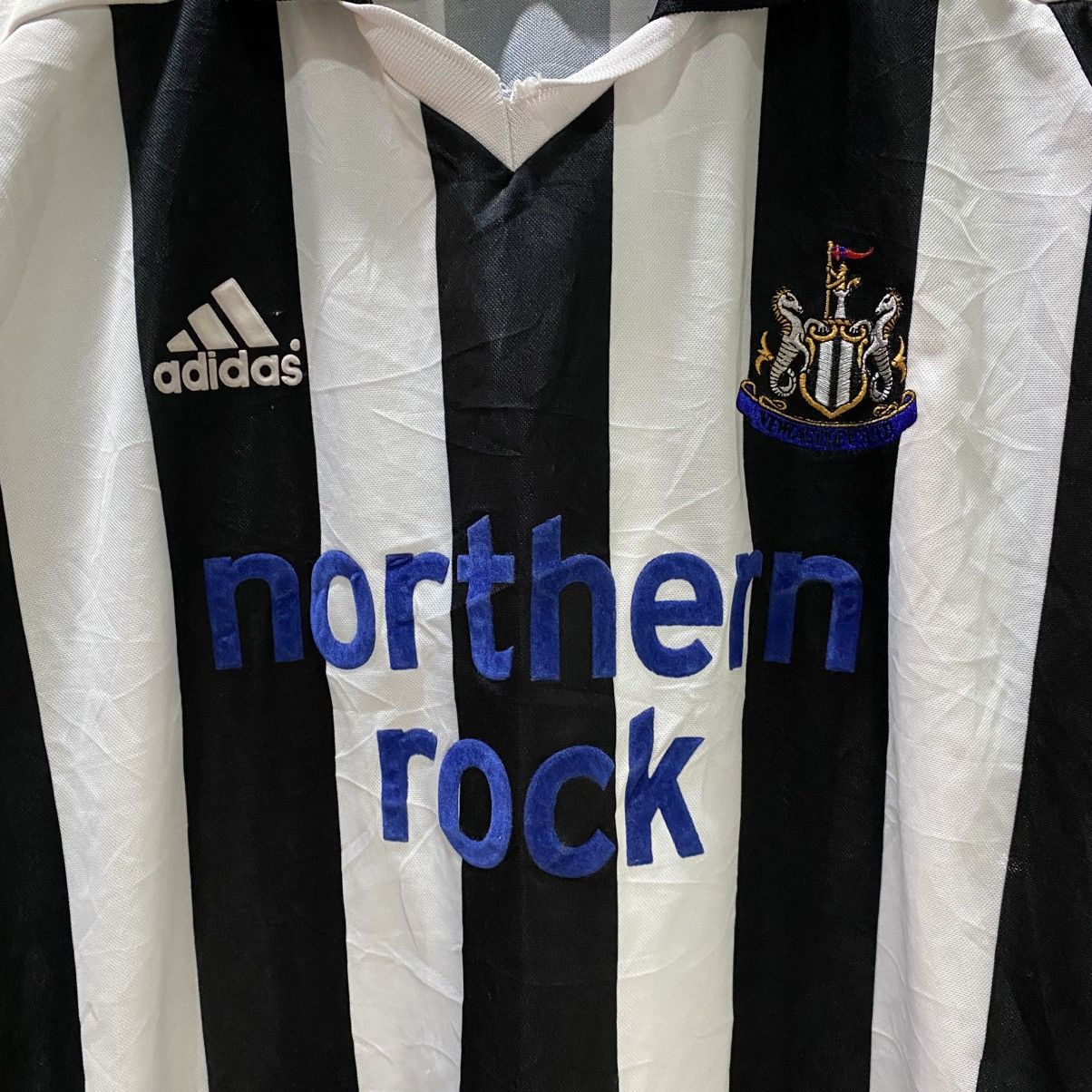 Adidas Vintage BOOTLEG Newcastle United FC 2003/05 Adidas Jersey Size US XL / EU 56 / 4 - 5 Thumbnail