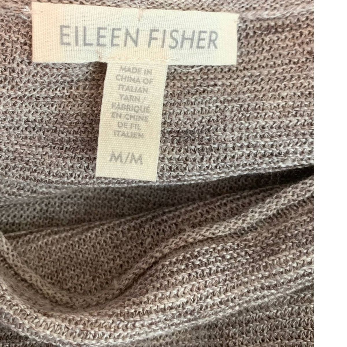 Eileen Fisher Eileen Fisher linen knit short sleeves tunic top size M Size M / US 6-8 / IT 42-44 - 3 Thumbnail