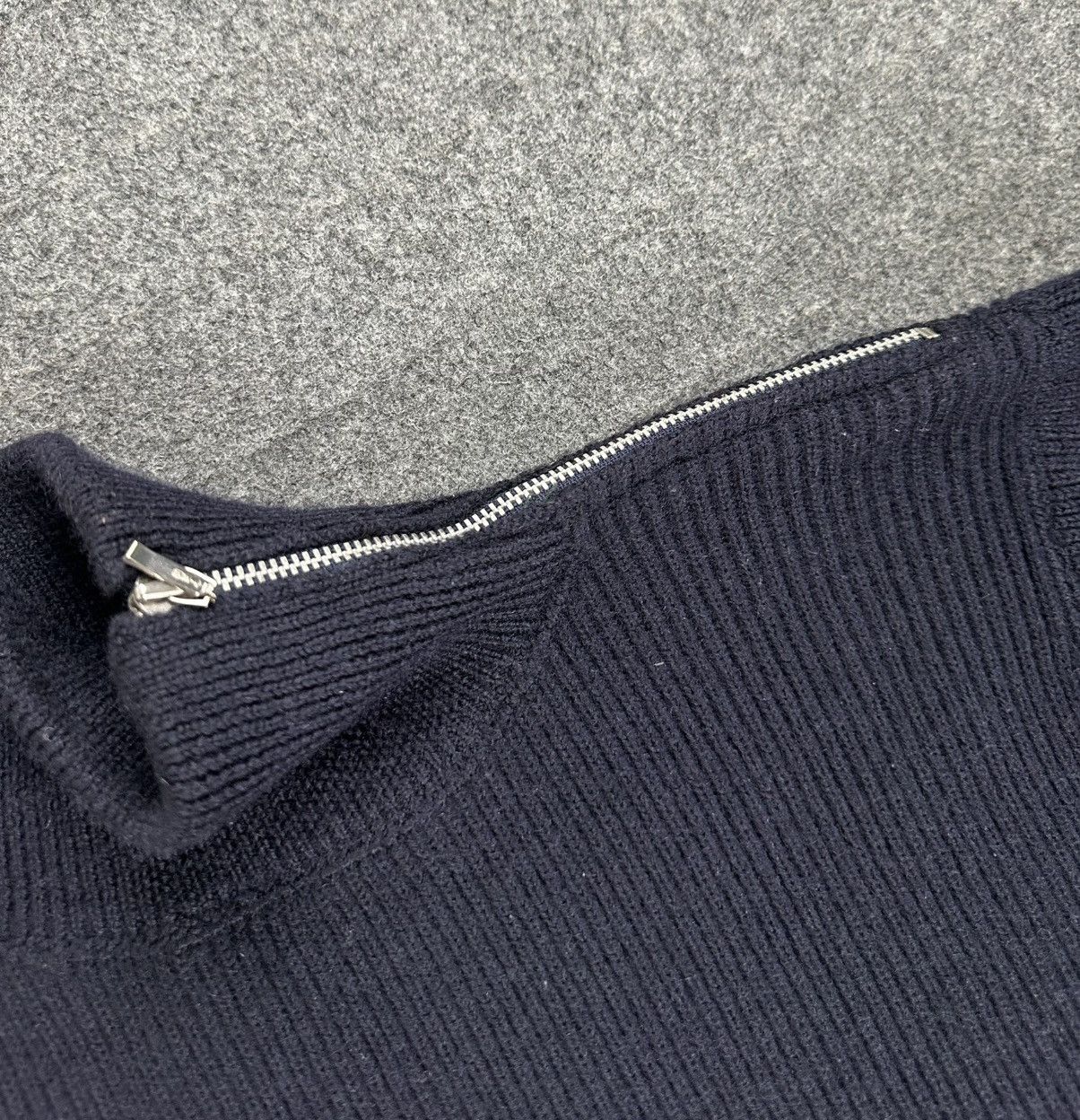 Marithe + Francois Girbaud Marithe Francois Girbaud 90’s Knit Wool Shoulder/Hem Zipped Size US L / EU 52-54 / 3 - 4 Thumbnail