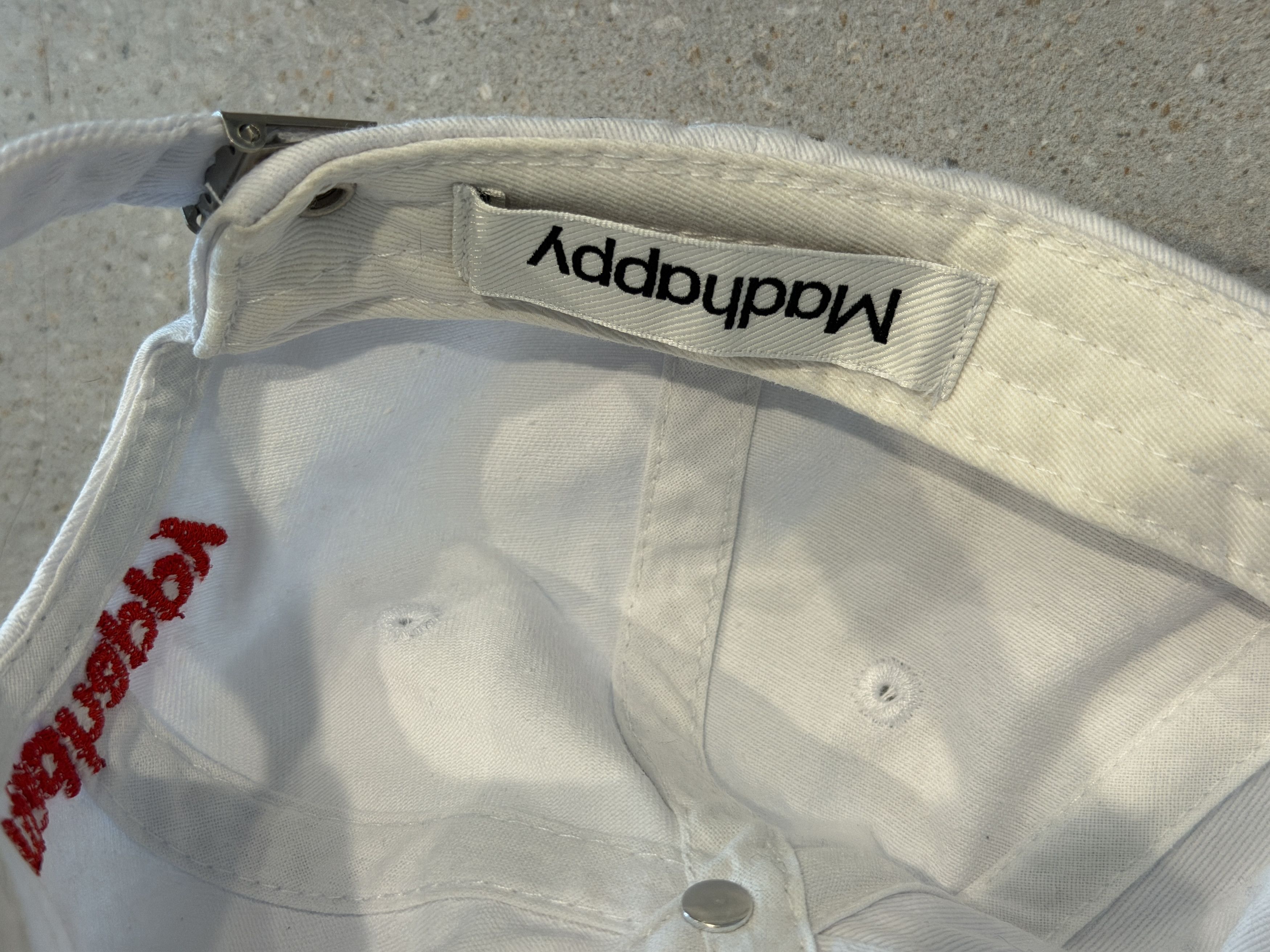 Madhappy Madhappy logo cap white Size ONE SIZE - 3 Thumbnail