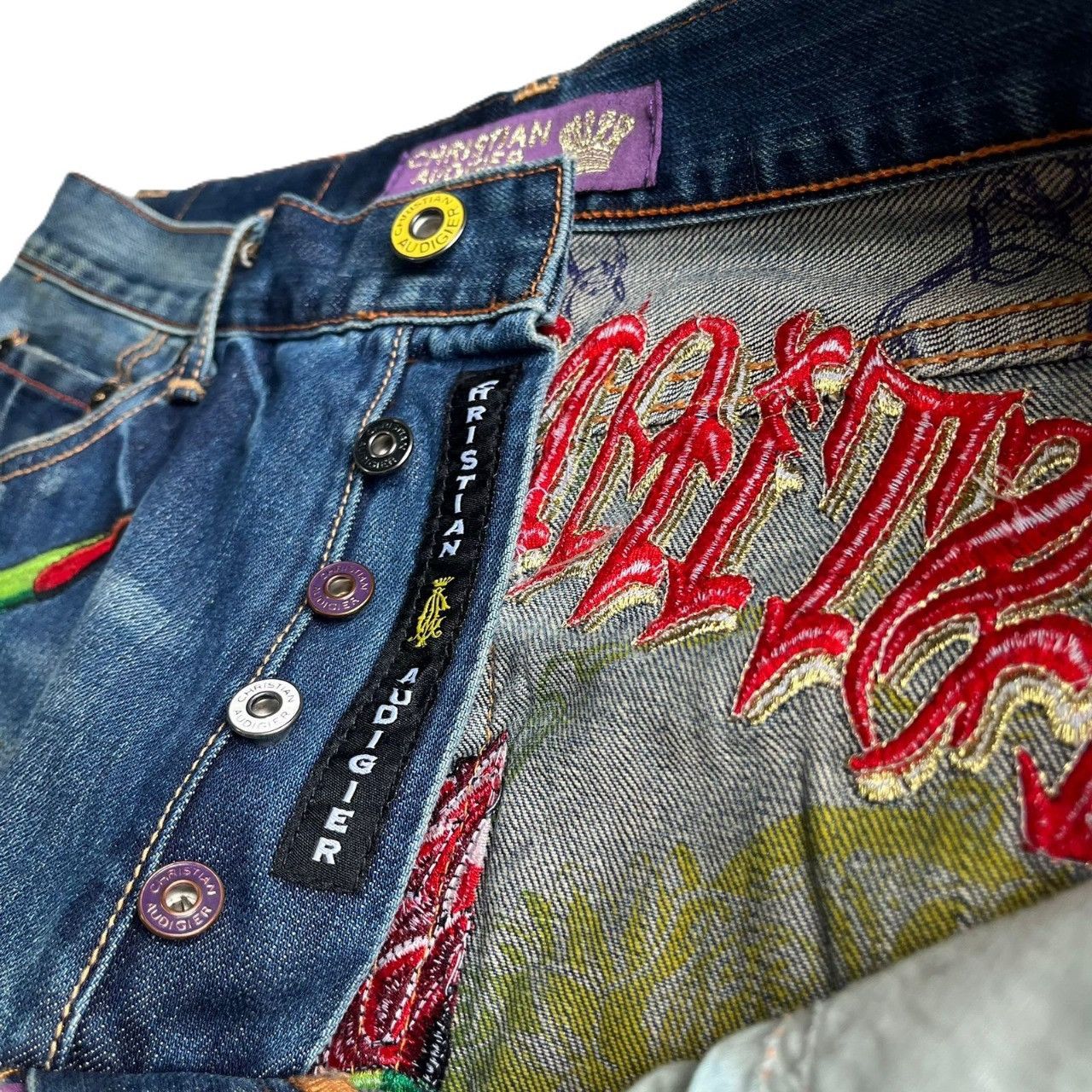 Christian Audigier Christian Audigier Jeans Size US 36 / EU 52 - 5 Thumbnail