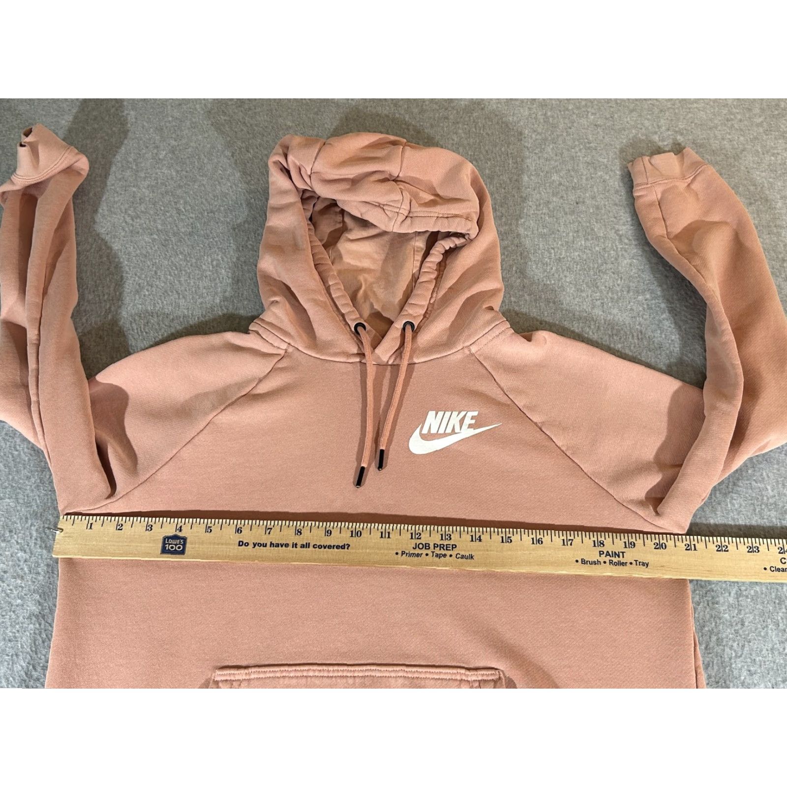 Nike Nike Hoodie Womens Medium Pink Pullover Club Fleece Sweatshirt Rally Sportswear Size M / US 6-8 / IT 42-44 - 4 Thumbnail