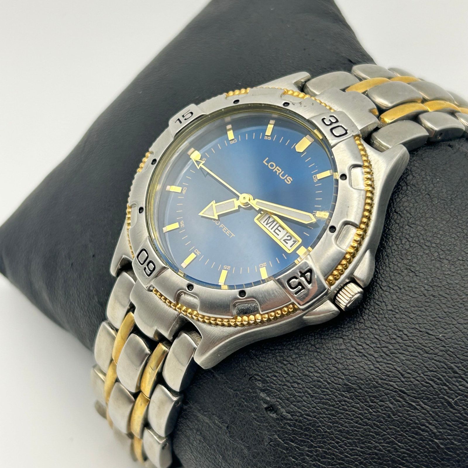 Other Vintage Lorus LR0274 Silver Gold Date Display Men’s Watch Size ONE SIZE - 2 Thumbnail