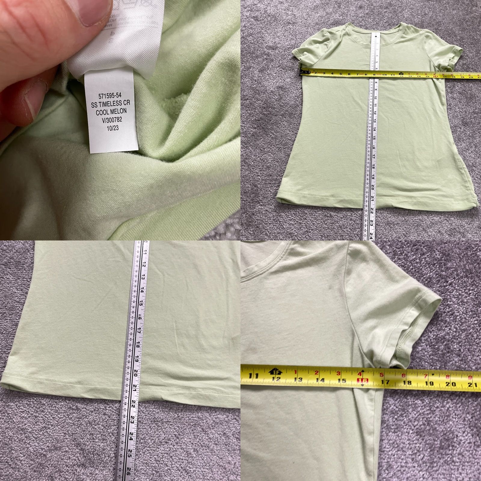 Banana Republic VINTAGE Banana Republic Crew Neck T-Shirt Womens Small Green Casual Short Sleeve 90s Classic Size S / US 4 / IT 40 - 8 Thumbnail