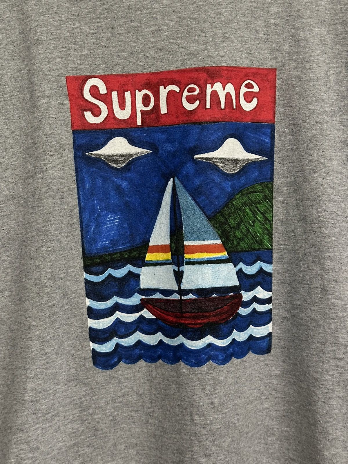 Supreme Supreme Sailboat Tee Size US M / EU 48-50 / 2 - 2 Thumbnail