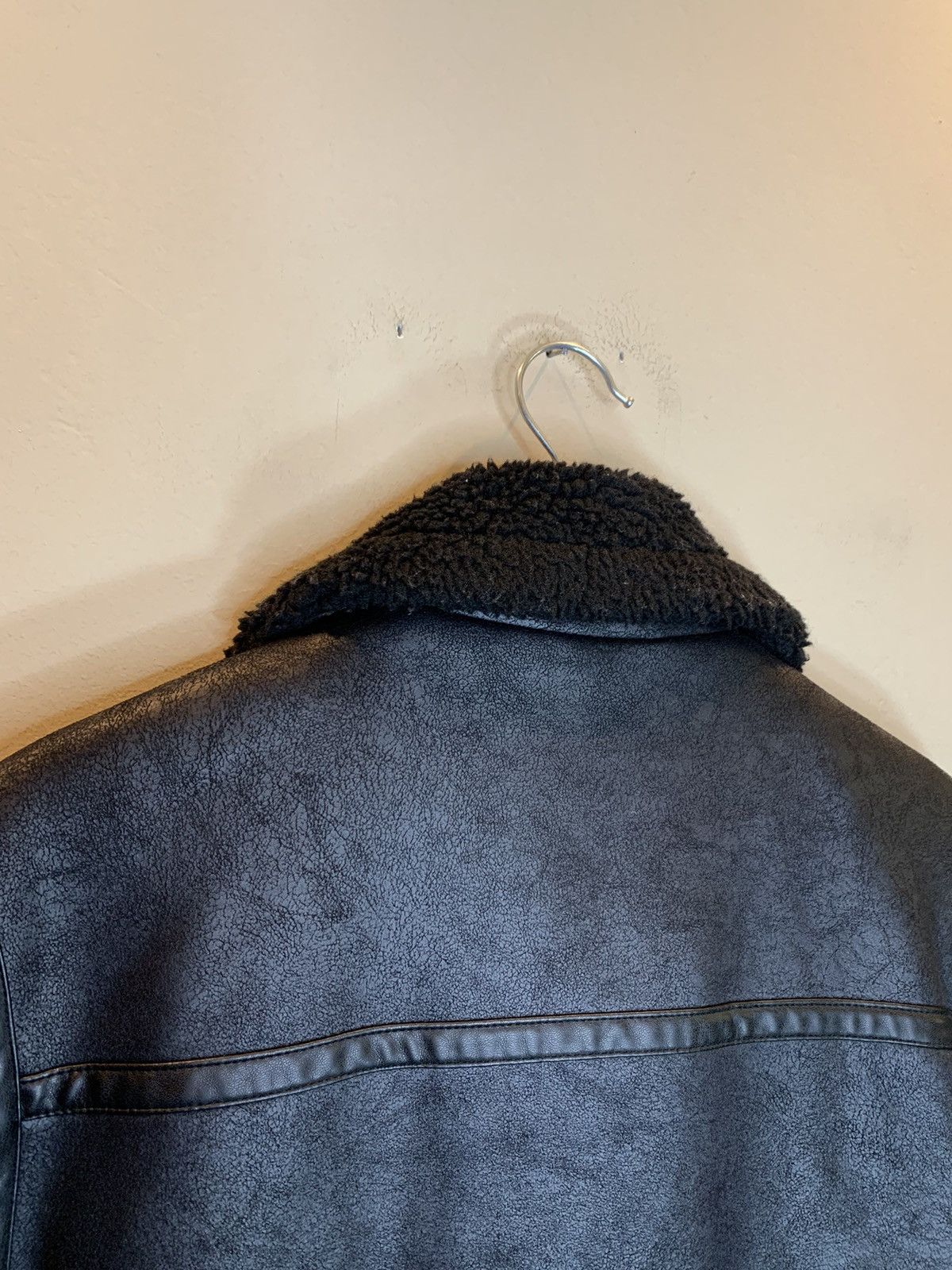 Calvin Klein *RARE* New Calvin Klein Moto Biker Zip Sherpa Collar Jacket Size US M / EU 48-50 / 2 - 6 Thumbnail