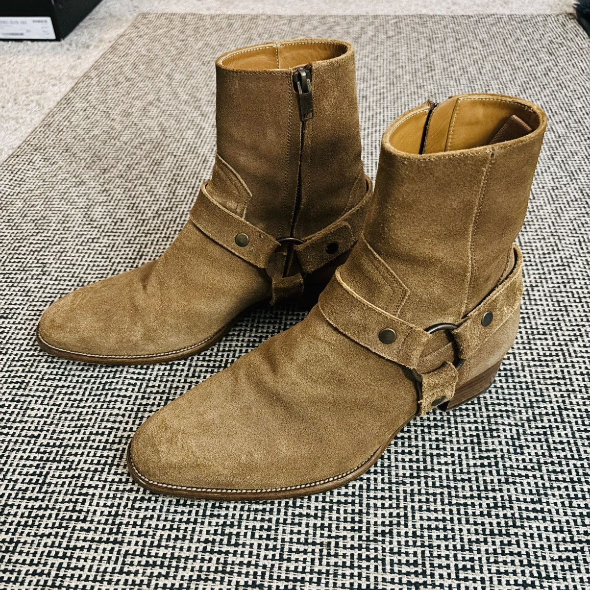 Saint Laurent Paris Saint Laurent Wyatt 40 suede leather Size US 9 / EU 42 - 3 Thumbnail