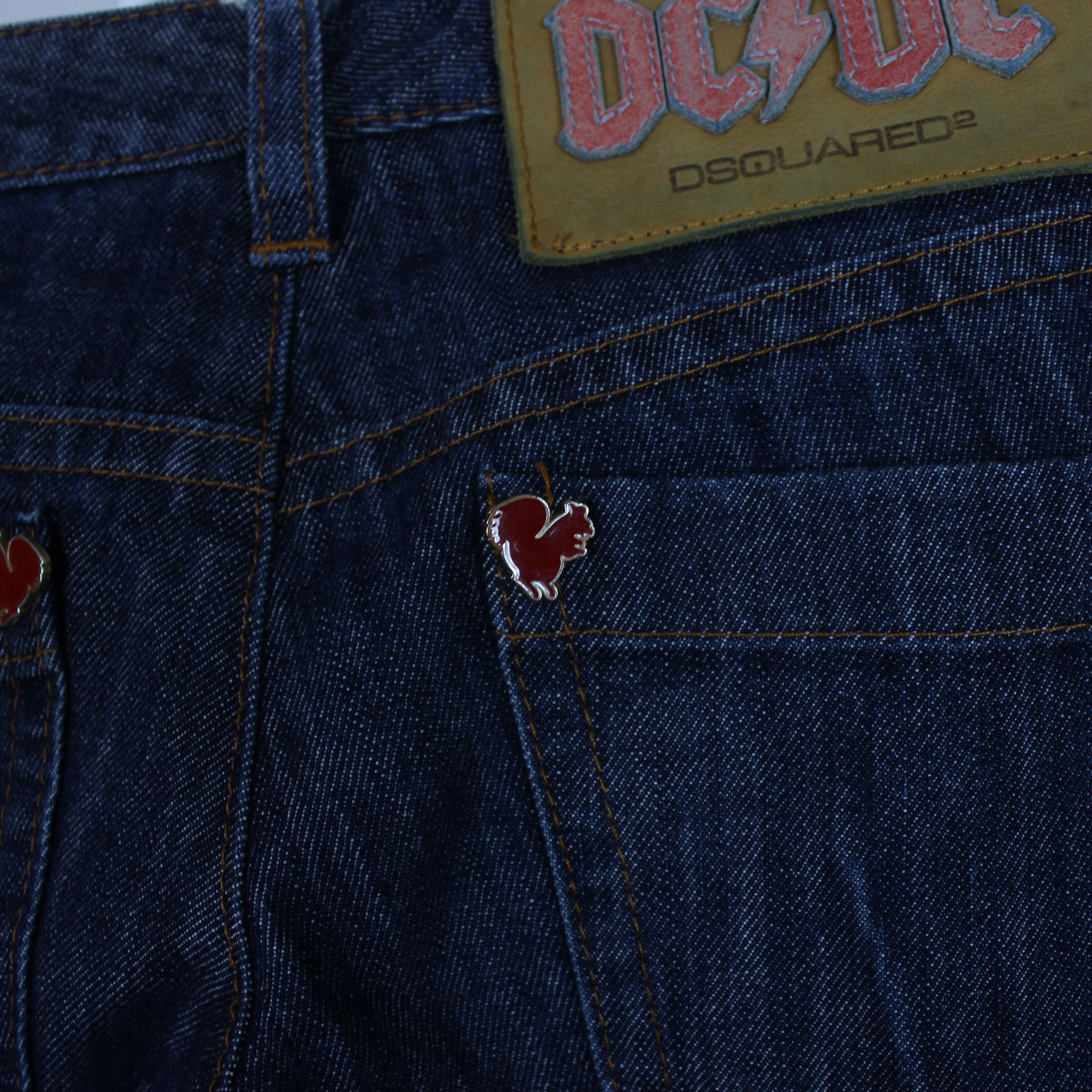 AC/DC Dsquared2 AC/DC vintage women denim jeans Canada US 4 6 Size 28" / US 6 / IT 42 - 5 Thumbnail