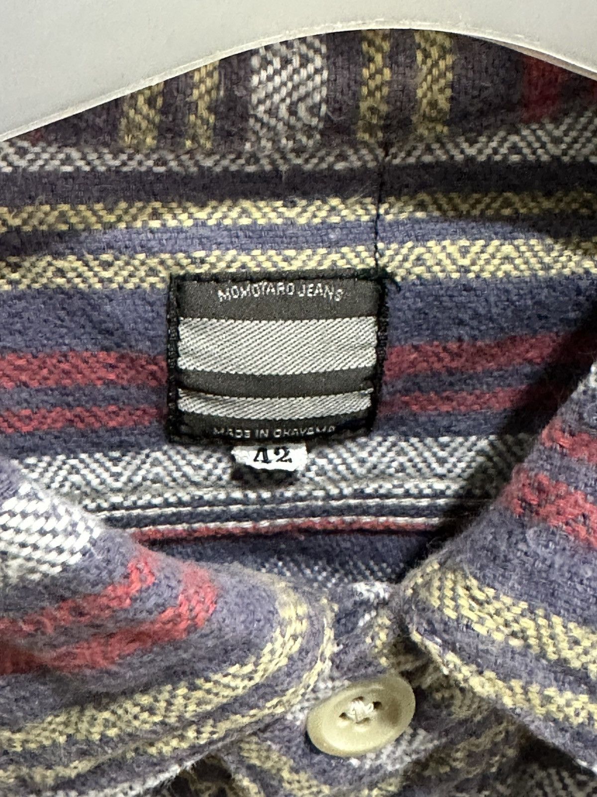 Momotaro Jeans MOMOTARO JEANS FLANNEL SHIRT Size US L / EU 52-54 / 3 - 3 Thumbnail
