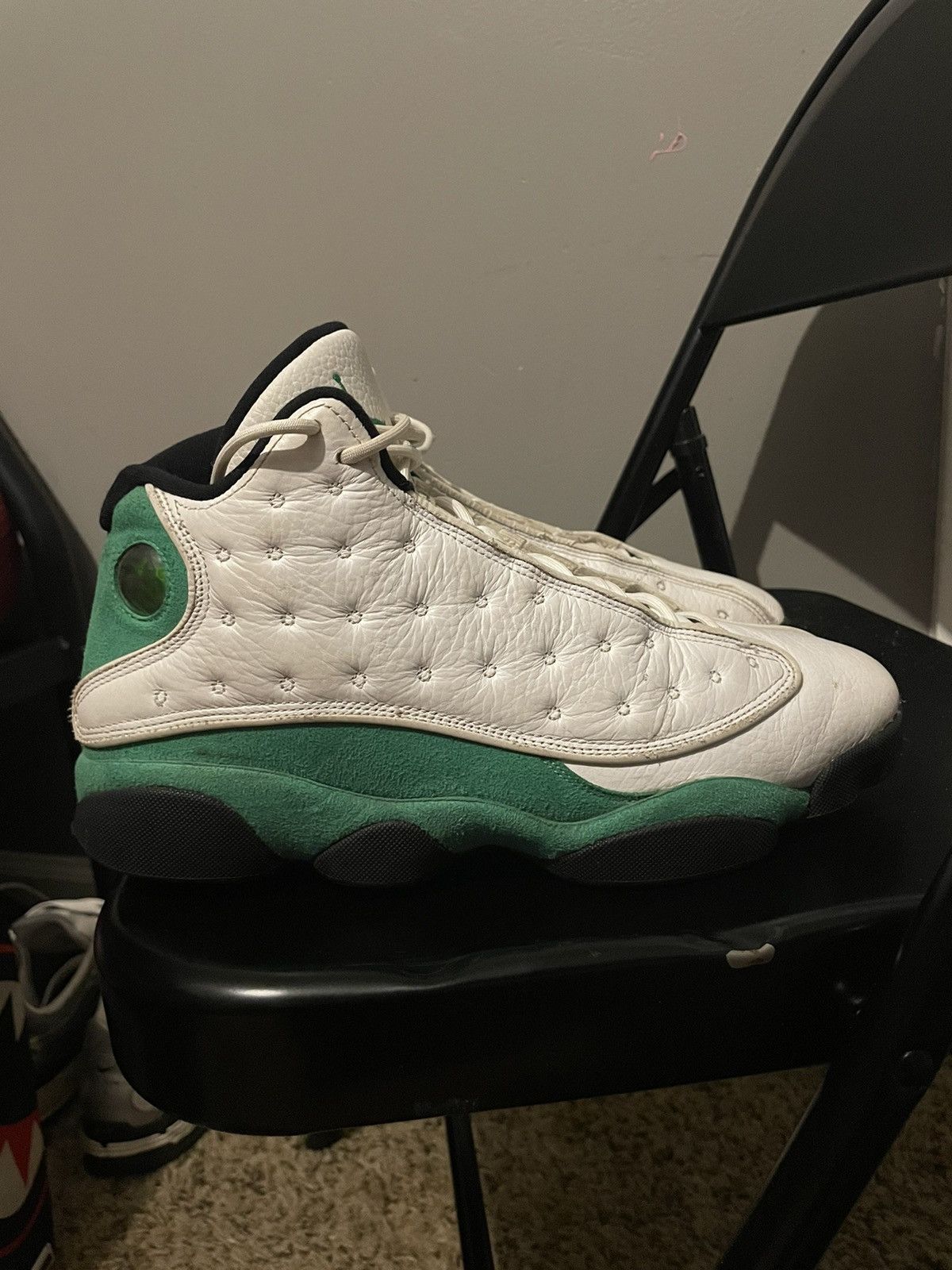 Jordan Brand Jordan 13 Lucky Green, Men’s Size 10.5(US) Barely Worn Size US 10.5 / EU 43-44 - 7 Thumbnail