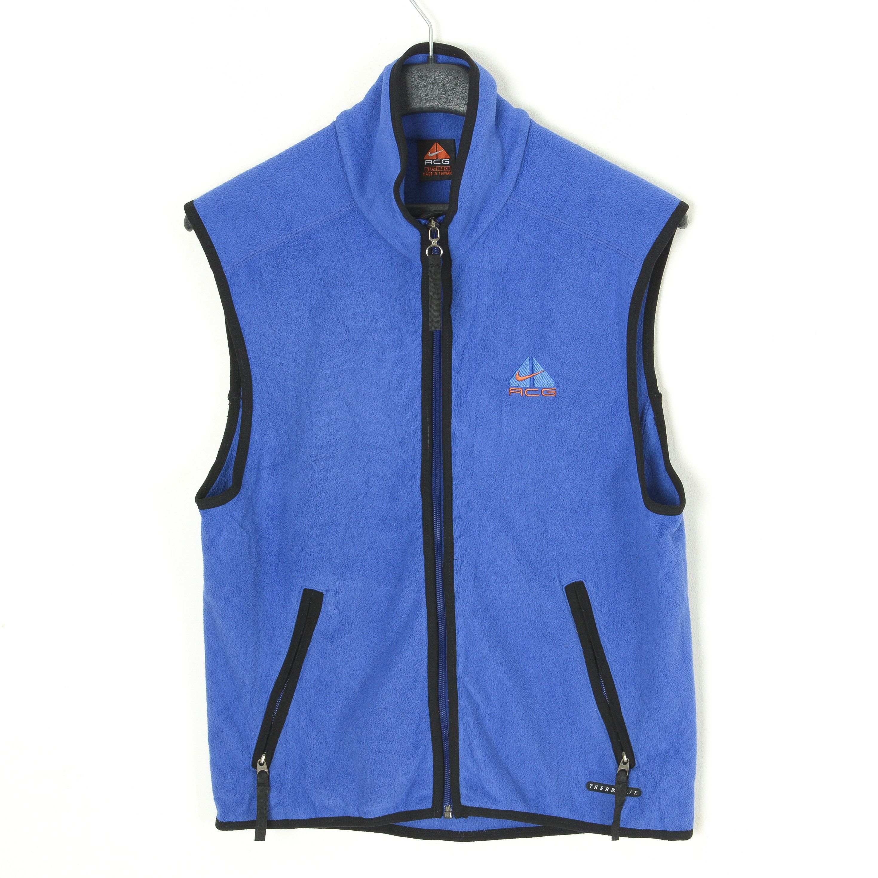 Nike × Nike ACG × Vintage S Women Fleece Gilet Jumper Jacket y2k Vest 4 6 US Waistcoat Size S / US 4 / IT 40 - 1 Thumbnail