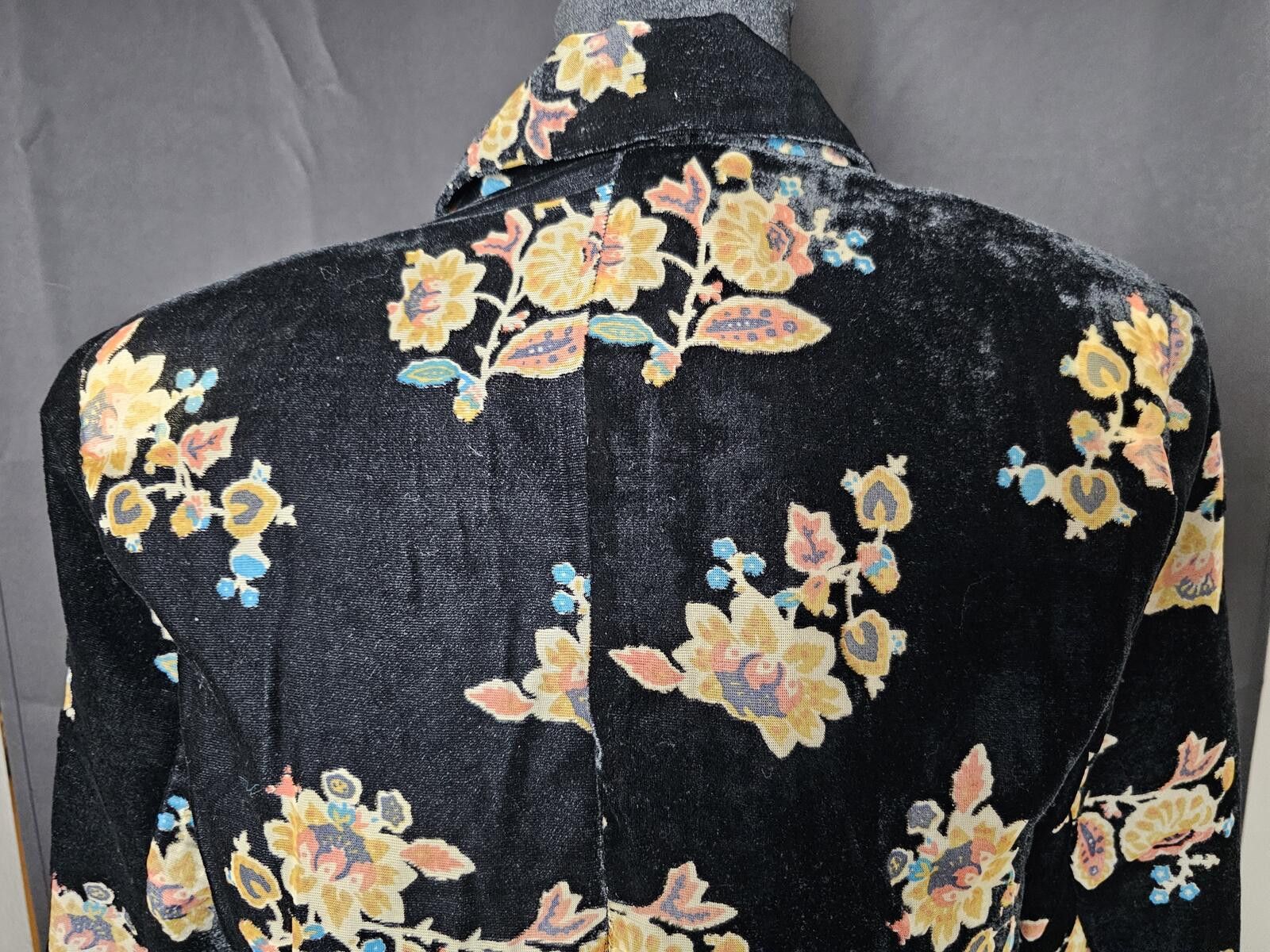 Other Ellison Jacket Black Womens Size S Velvet Floral Size S / US 4 / IT 40 - 5 Thumbnail