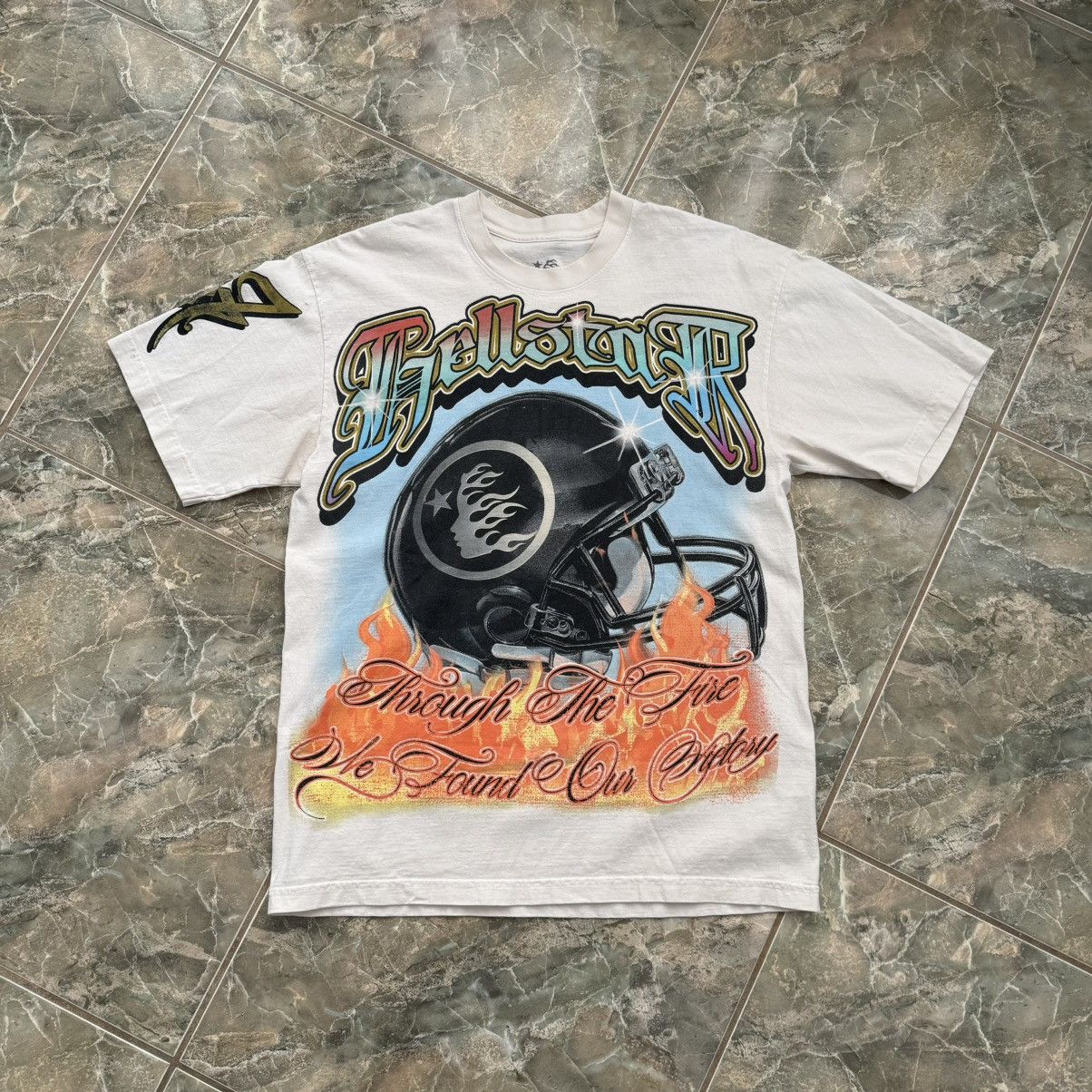 HELLSTAR Hellstar Through The Fire Helmet T Shirt M Size US M / EU 48-50 / 2 - 1 Thumbnail
