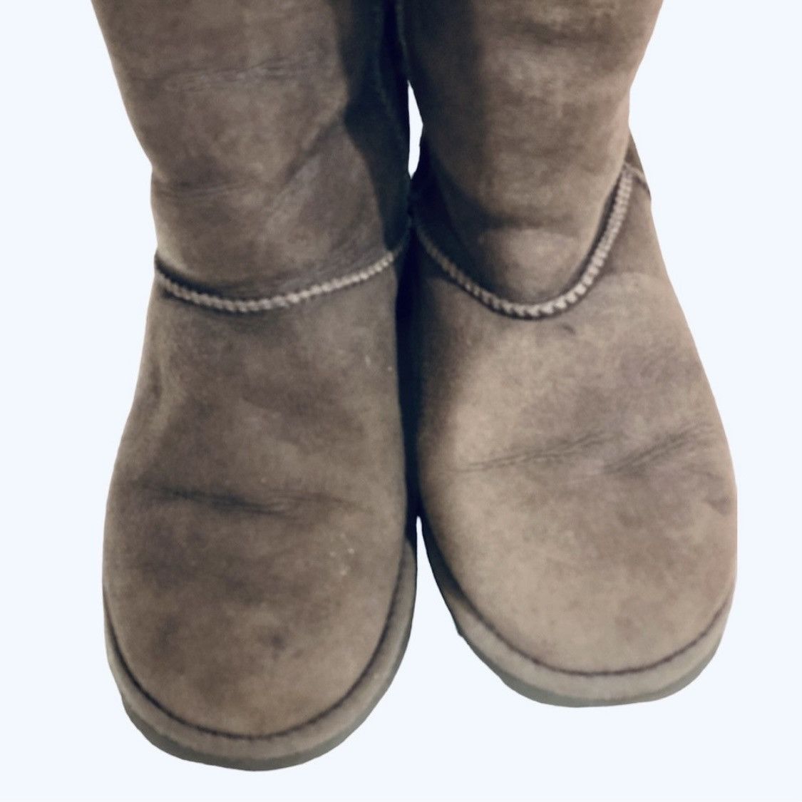 Ugg UGG Tall Classic Boots Grey Gray Fur Lined Thick Sole 7 Size US 7 / IT 37 - 7 Thumbnail