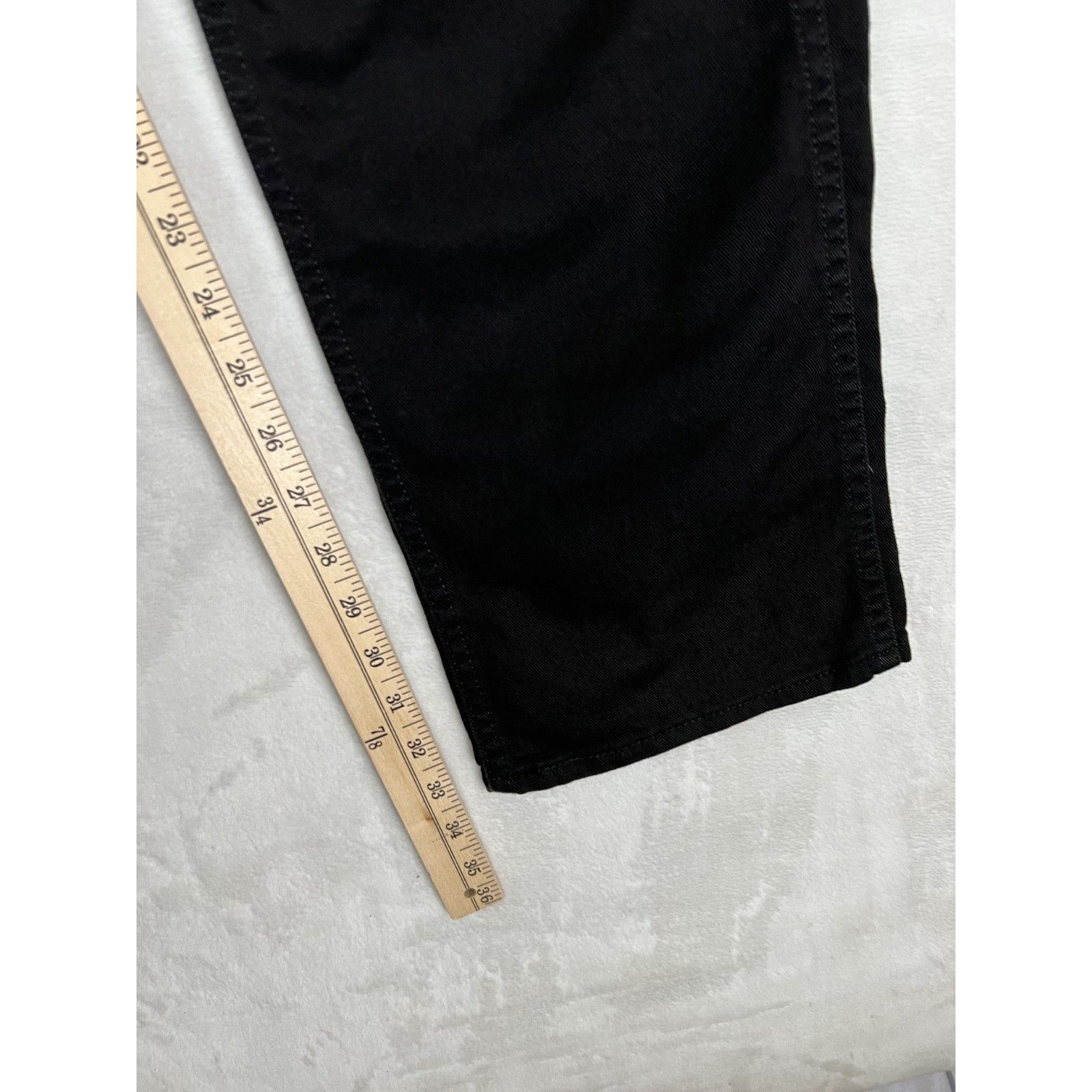 Levi's Levi’s 513 Black Denim Jeans Size 36x34 Straight Faded Size US 36 / EU 52 - 3 Thumbnail