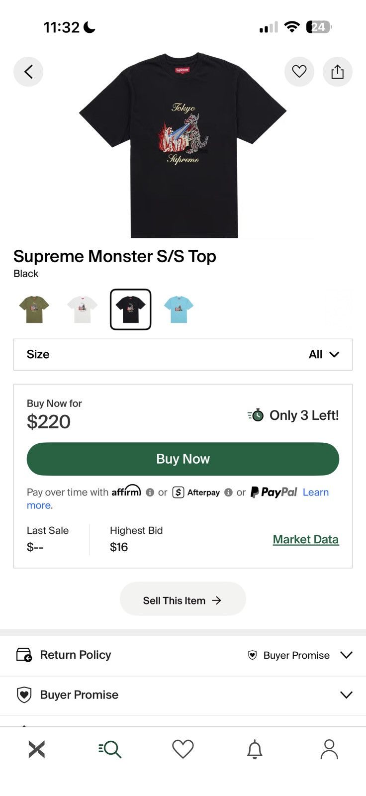 Supreme Supreme Monster s/s top Size US L / EU 52-54 / 3 - 4 Thumbnail