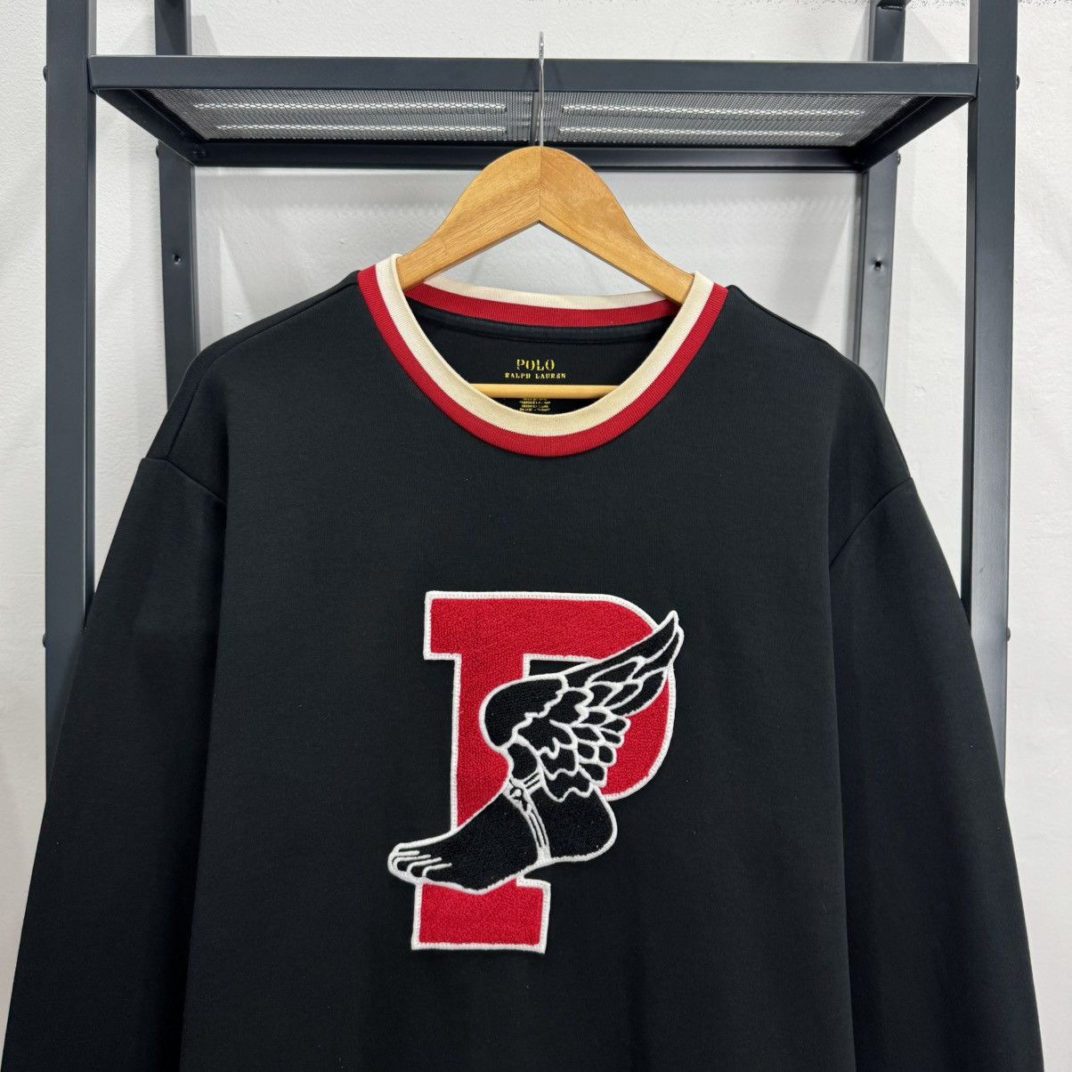 Polo Ralph Lauren Polo Ralph Lauren Pwing Stadium Fleece Crewneck Sweats Size US XL / EU 56 / 4 - 3 Thumbnail