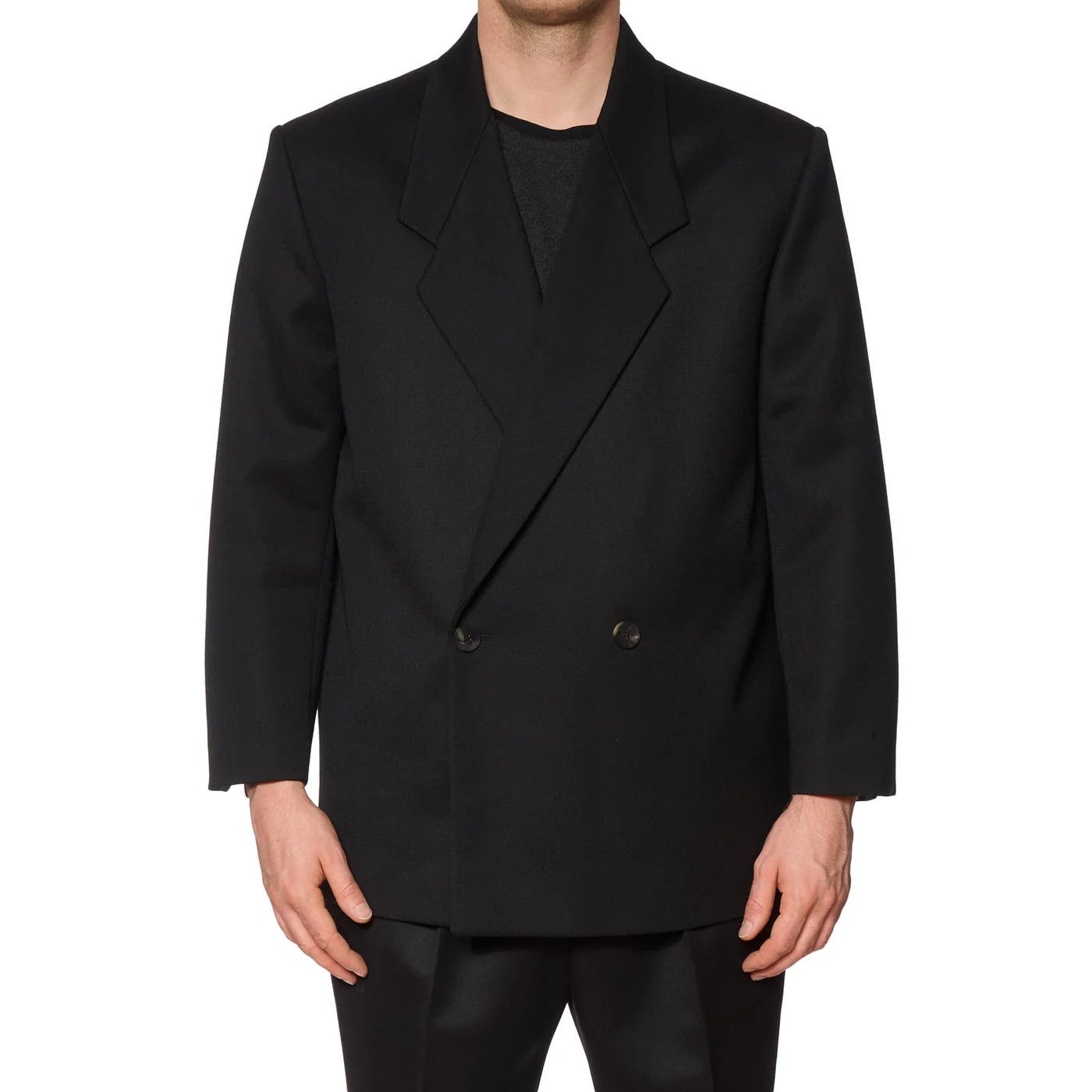 Fear of God FEAR OF GOD Black Eternal Wool California DB Jacket Size 40R - 1 Thumbnail