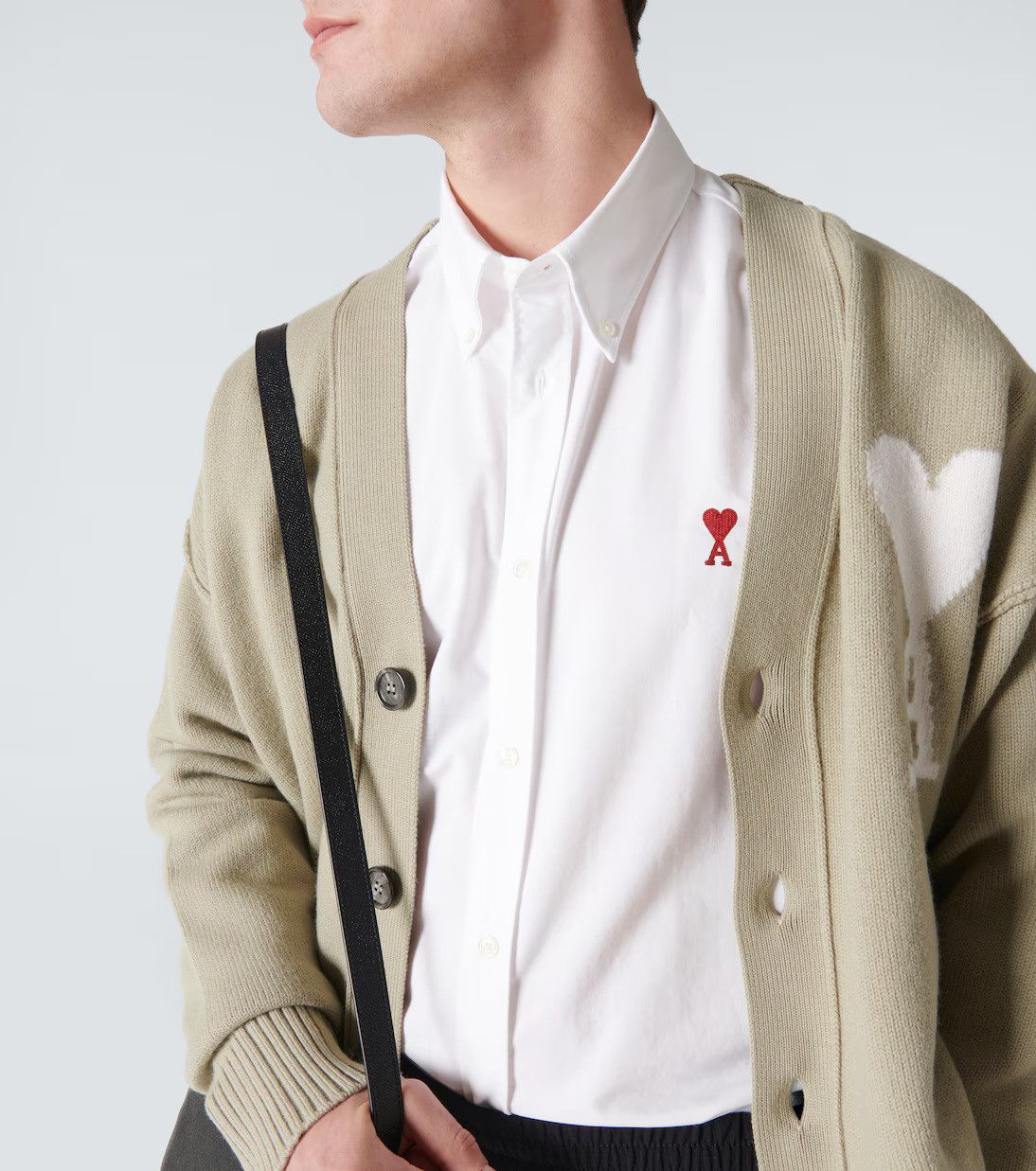 AMI AMI Paris De Cœur Heart Cotton Poplin Button-up Collar Shirt Size US S / EU 44-46 / 1 - 5 Thumbnail