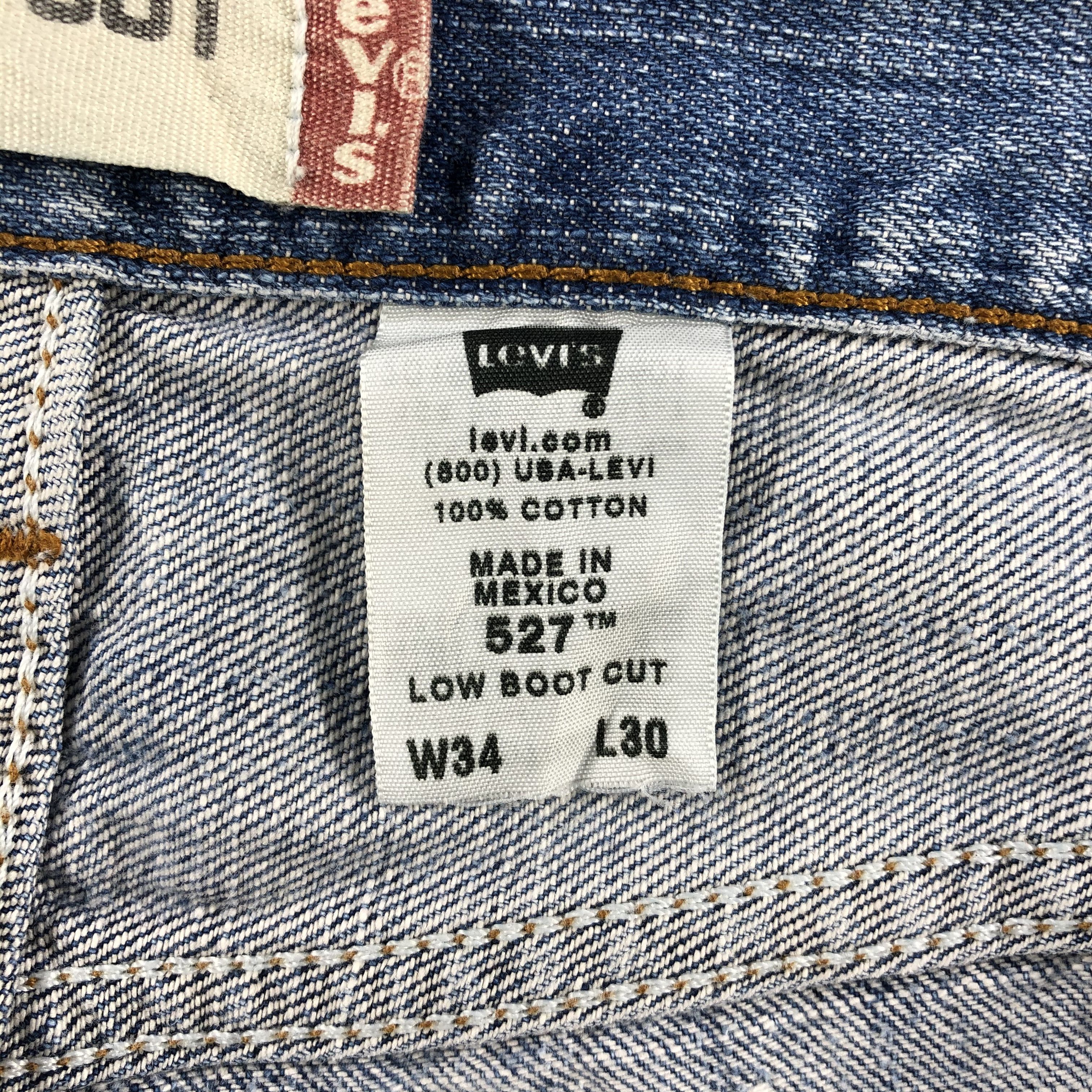 Levi's Vintage Light Wash Levis 527 Flare Jeans-J1532 Size US 34 / EU 50 - 13 Thumbnail