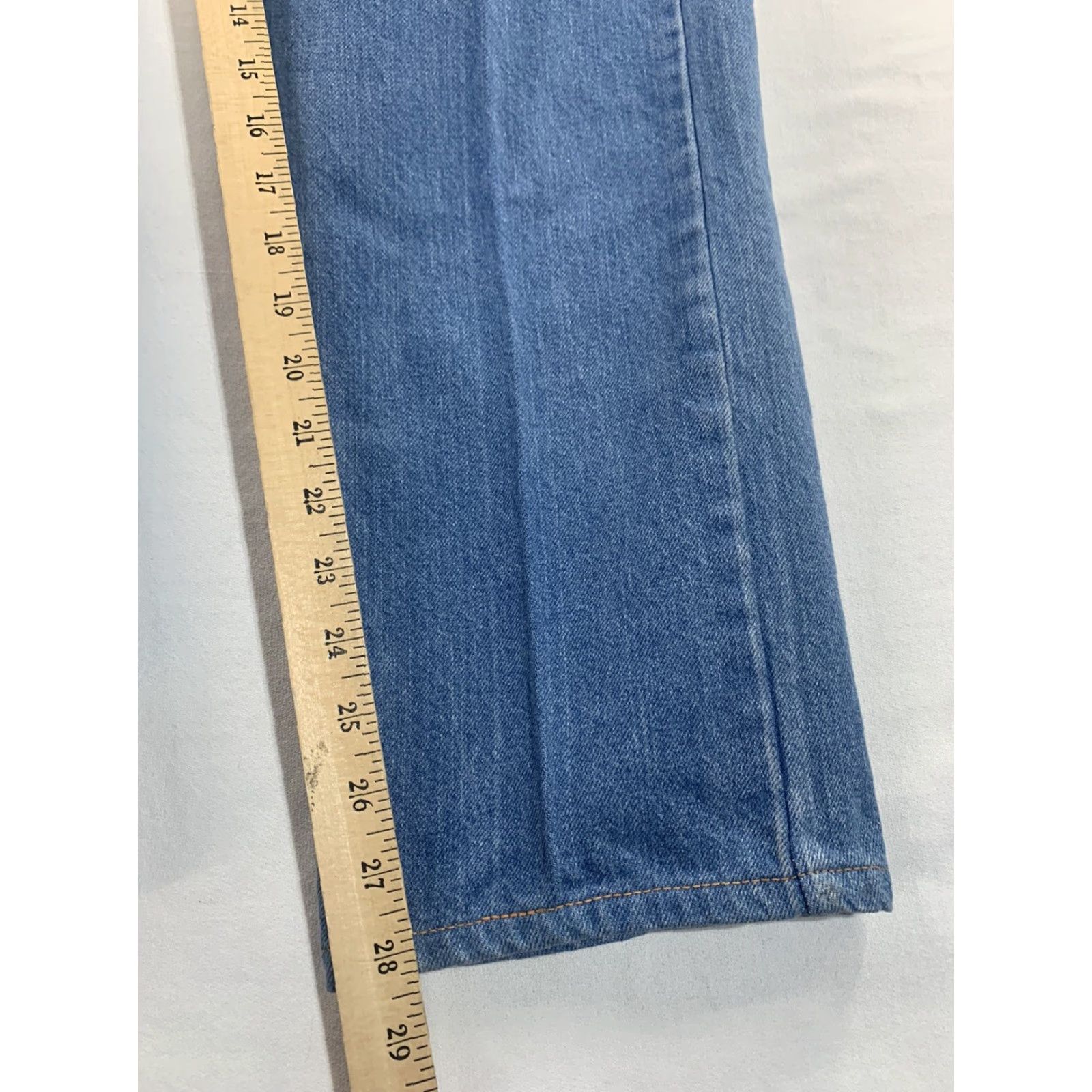 Levi's VINTAGE Levi Jeans 32x28 High Rise Denim Pants Women’s Blue 90s Levi's 550 Mom Jeans Size 24" / US 00 / IT 34 - 6 Thumbnail