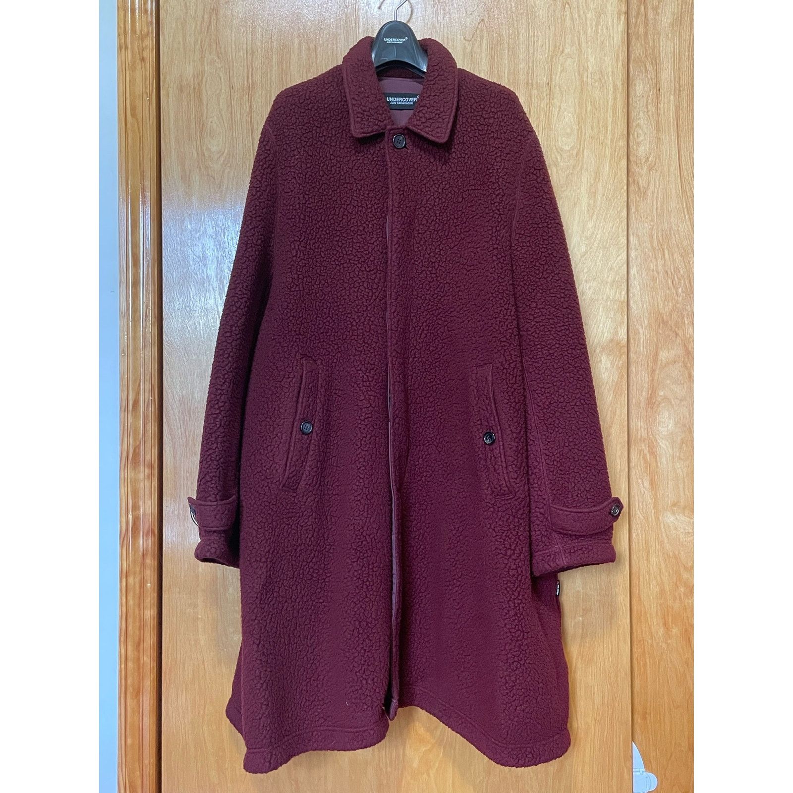 Undercover Undercover 18AW Maroon Fleece Coat JP 2 Size US M / EU 48-50 / 2 - 1 Thumbnail