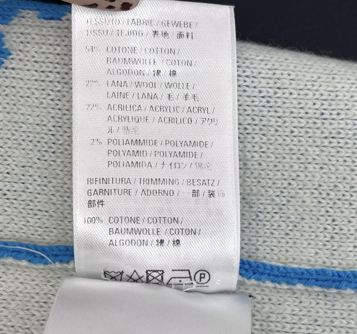 Balenciaga Balenciaga sky blue full classic logo knitted cardigan shirt Size US XS / EU 42 / 0 - 6 Thumbnail
