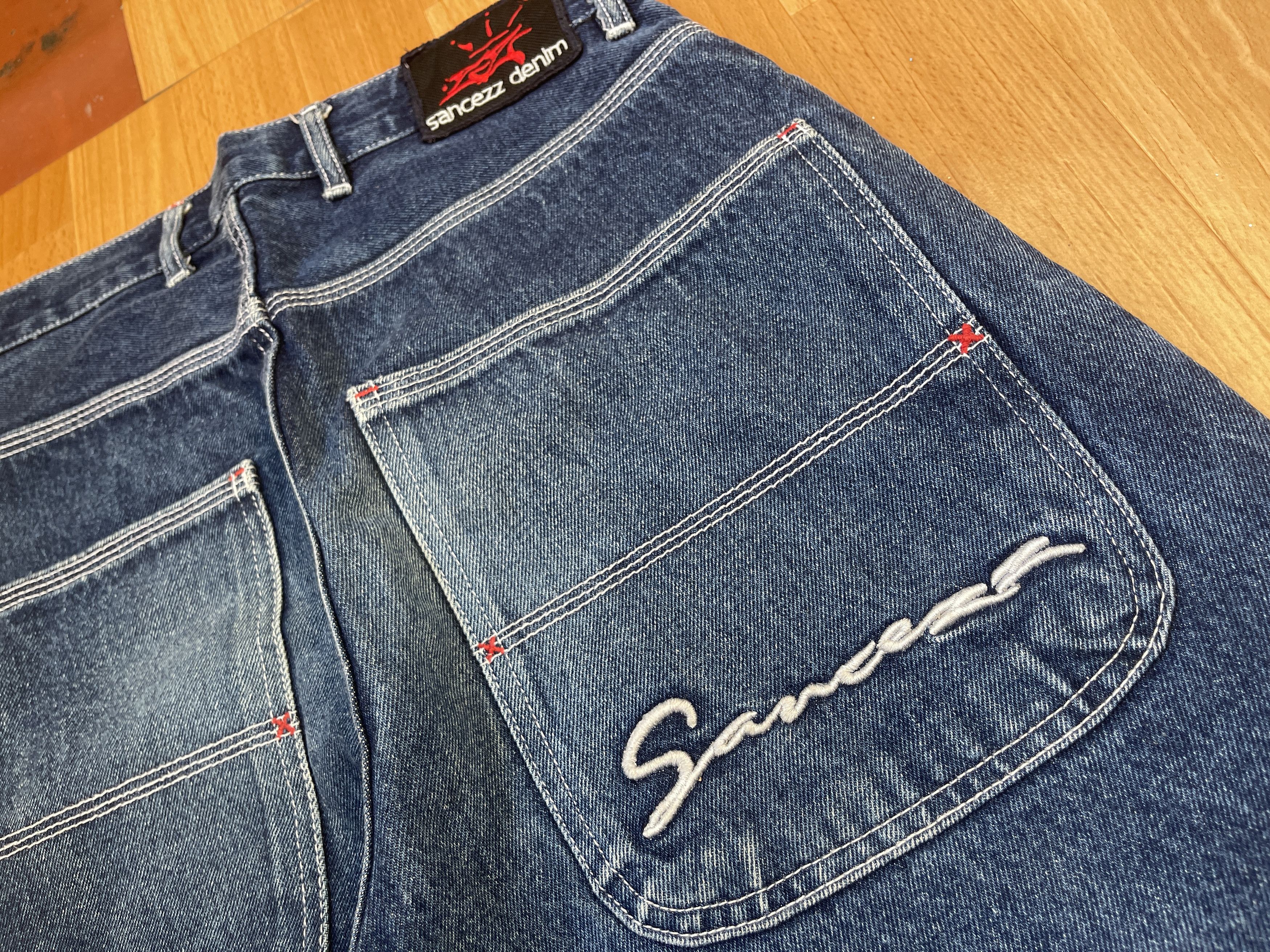 Other Sancezz jeans, vintage baggy jeans 90s hip hop skater Y2K 30 Size US 30 / EU 46 - 6 Thumbnail