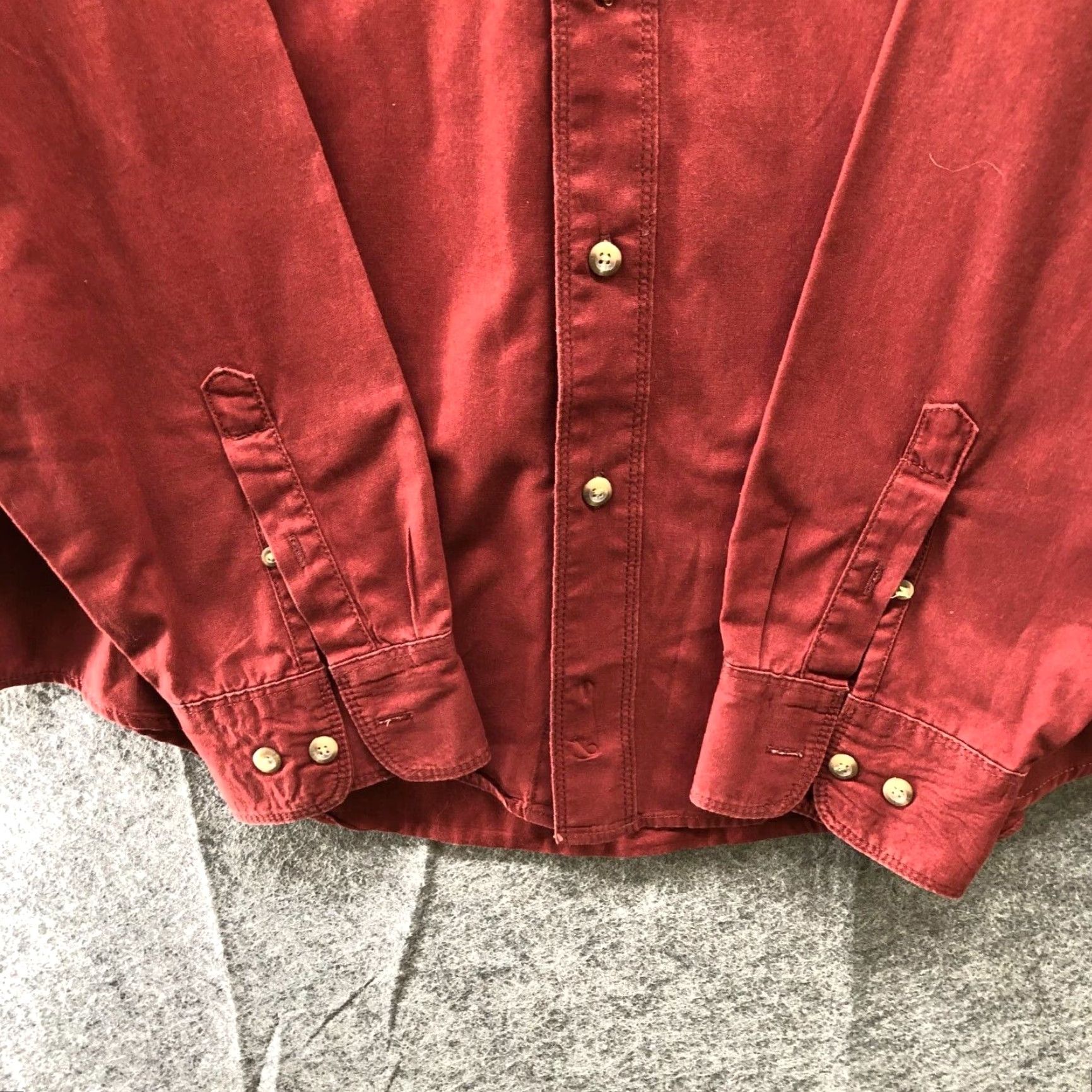 Eddie Bauer Eddie Bauer Twill Shirt Mens XL Brown Cotton Long Sleeve Button-Up Outdoor Workwear Size US XL / EU 56 / 4 - 4 Thumbnail