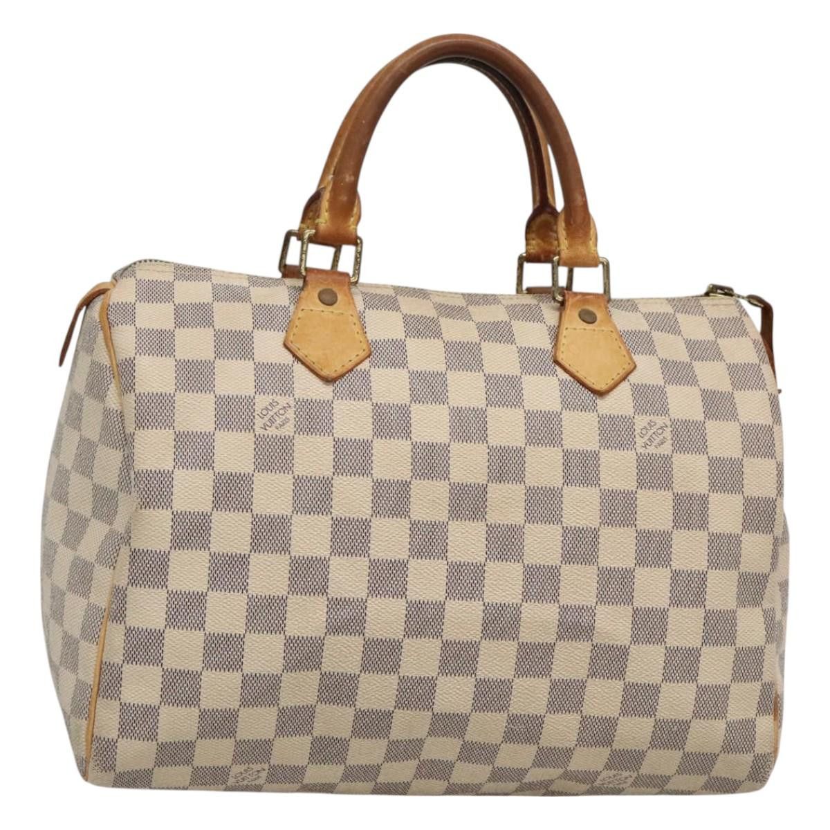 Louis Vuitton LOUIS VUITTON Damier Azur Speedy 30 Hand Bag N41533 Size ONE SIZE - 1 Thumbnail
