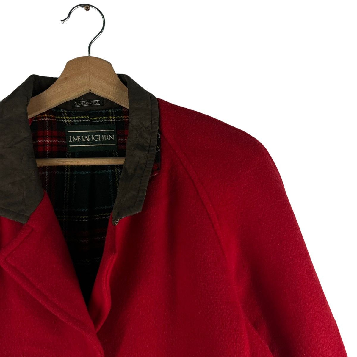 Japanese Brand 🔥Rich Red - Fly Coats Wool Jacket J.Mc Laughlin Japan Made Size US M / EU 48-50 / 2 - 2 Thumbnail