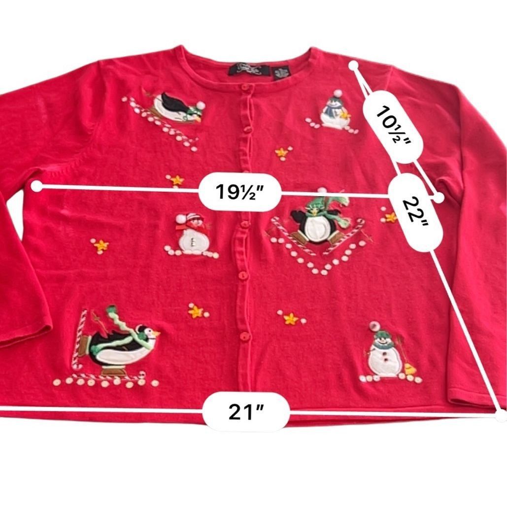 Vintage Crystal Kobe Ugly Christmas sweater size XL Size XL / US 12-14 / IT 48-50 - 4 Thumbnail
