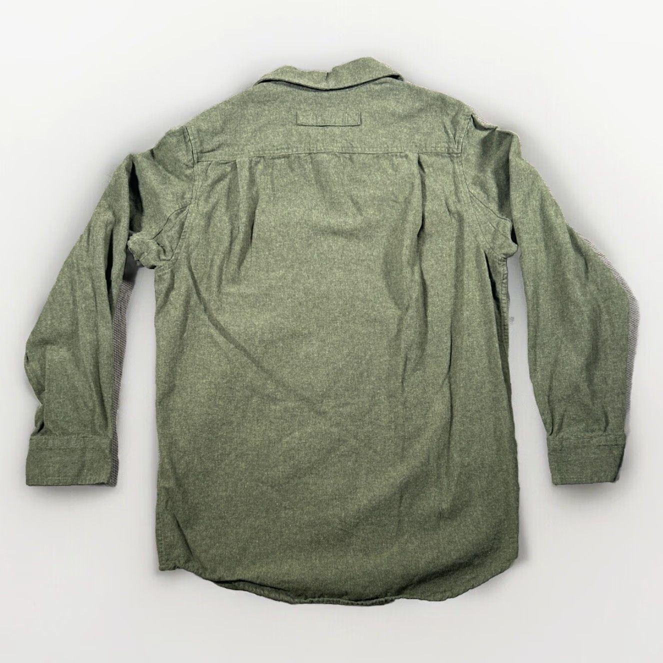 CO Duluth Mens Shirt Slim Fit Green Long Sleeve Button-Down Knit Cotton Casual Workwear Size US M / EU 48-50 / 2 - 2 Thumbnail