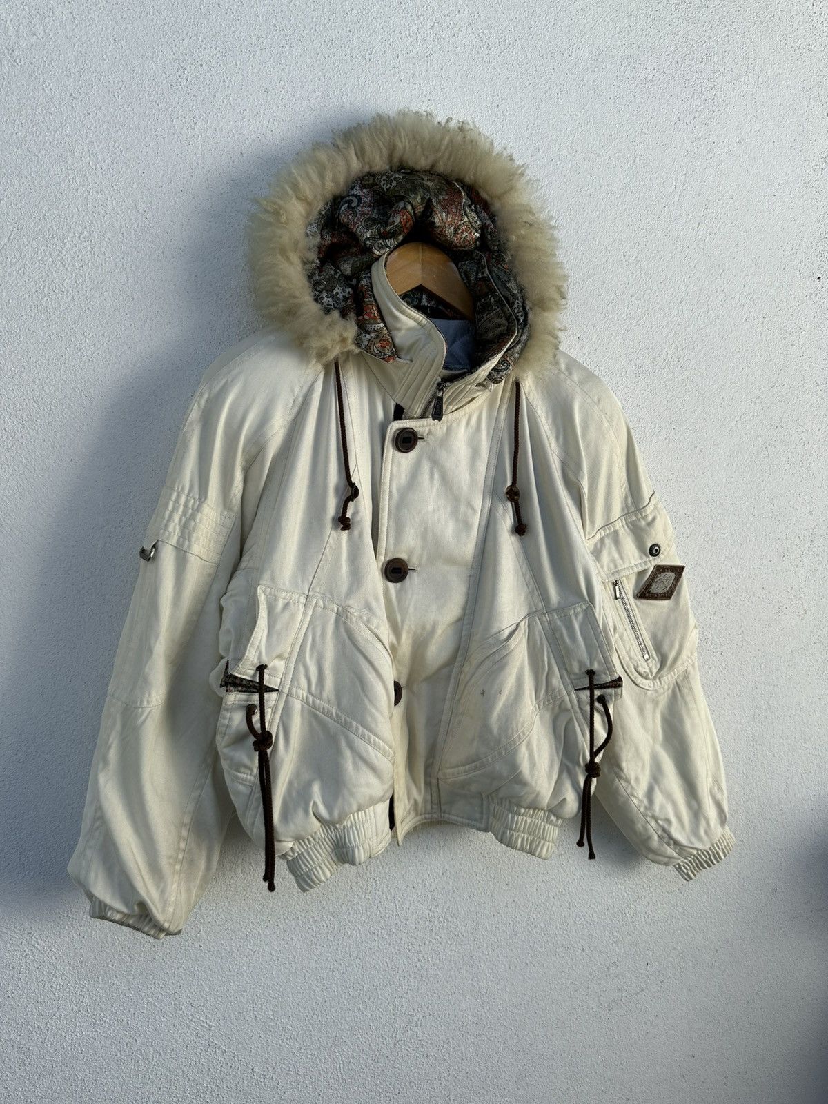 Vintage × Yamaha Vintage Yamaha Ski Fur Jacket Size US L / EU 52-54 / 3 - 3 Thumbnail