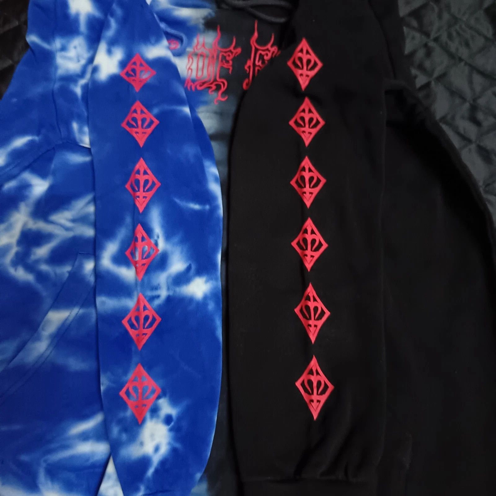 Shibori Threads Cradle of Filth Metal Band Hoodie