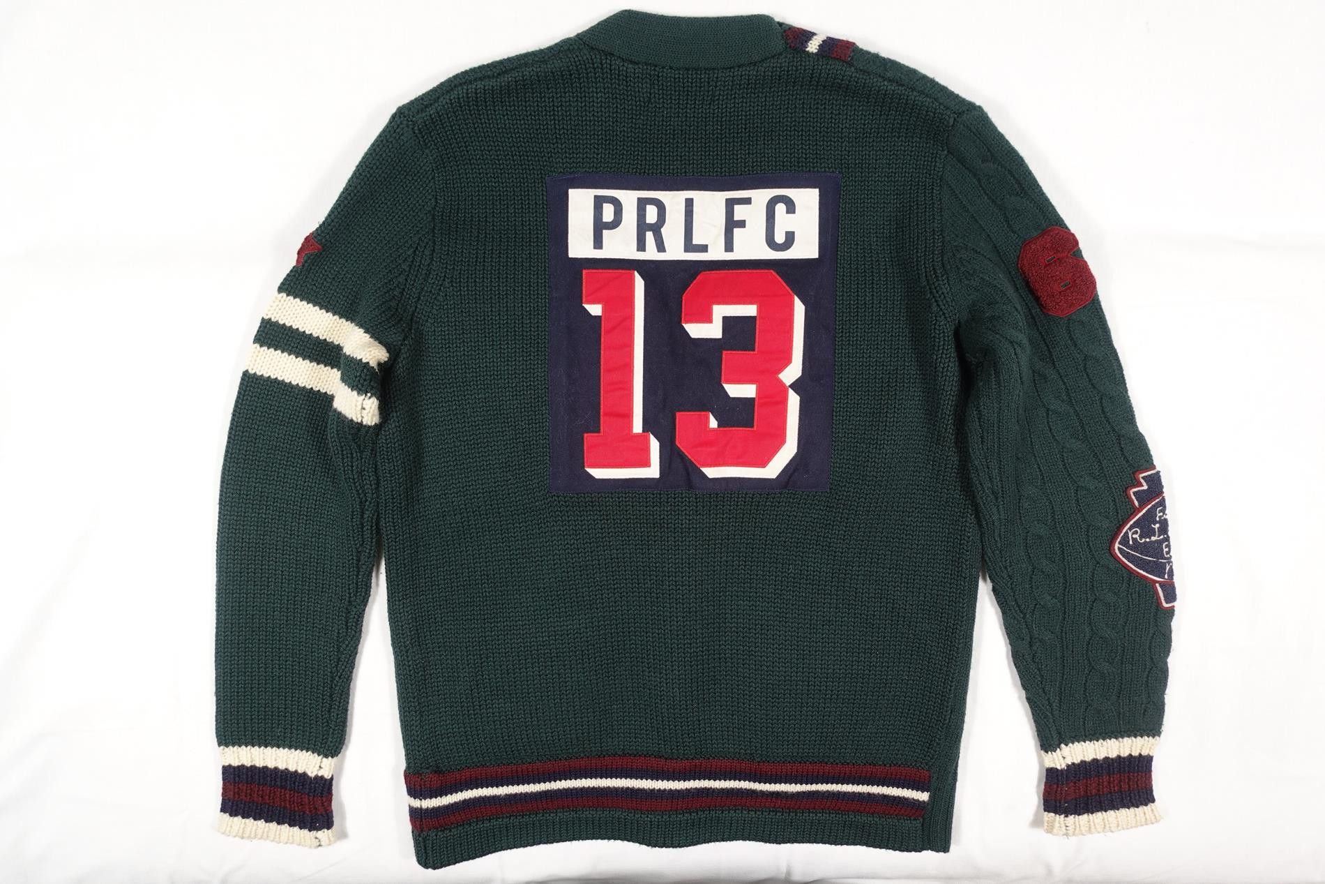 Polo Ralph Lauren Polo Ralph Lauren Cardigan Sweater Varsity Patchwork XS Size US XS / EU 42 / 0 - 2 Thumbnail