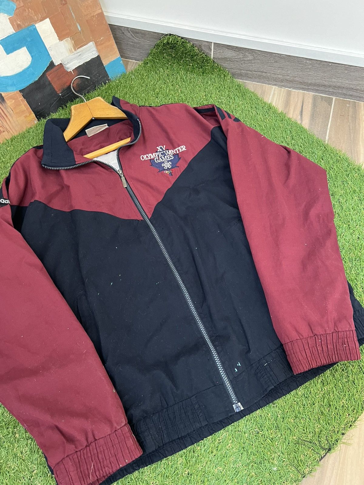Adidas 1988 Adidas Winter OLYMPIC's zip Sweatshirt - Men's XL Size US XL / EU 56 / 4 - 3 Thumbnail