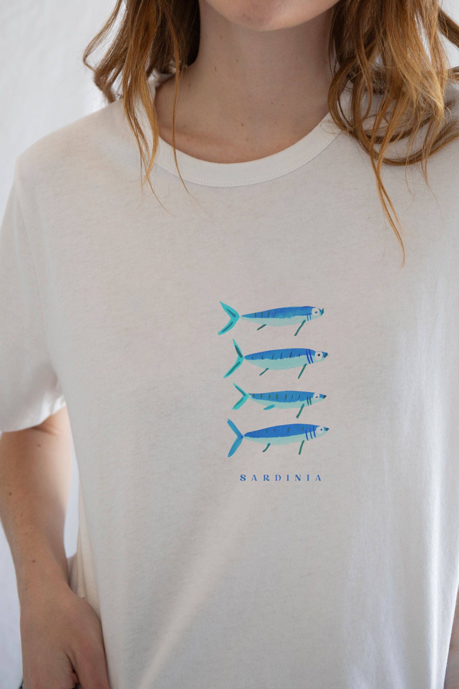 Vintage Sardinia Blue Sardines Tee Size S / US 4 / IT 40 - 1 Thumbnail