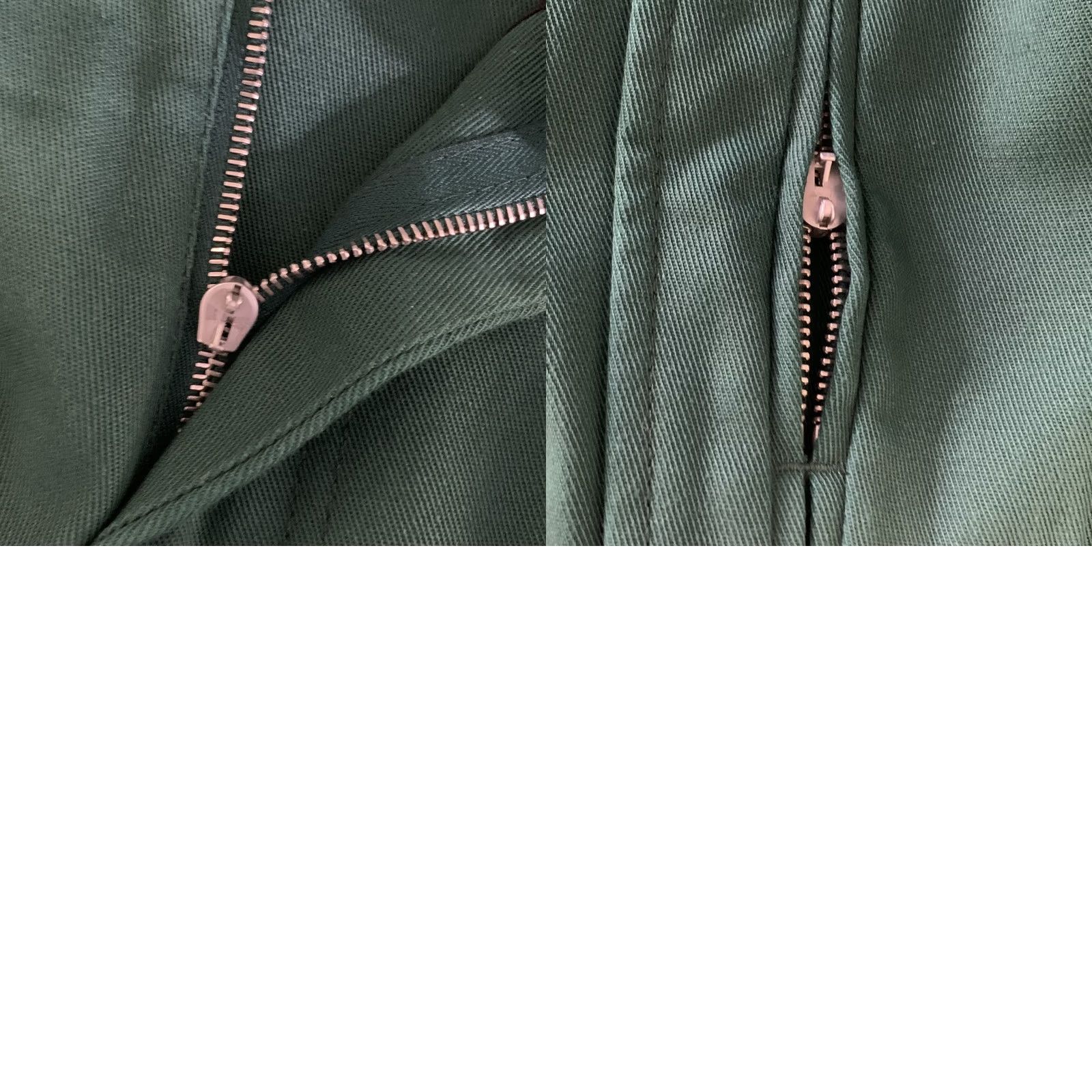 Lanvin LANVIN Size 30 Green Cotton Blend Zip Fly Casual Pants Size US 30 / EU 46 - 8 Thumbnail