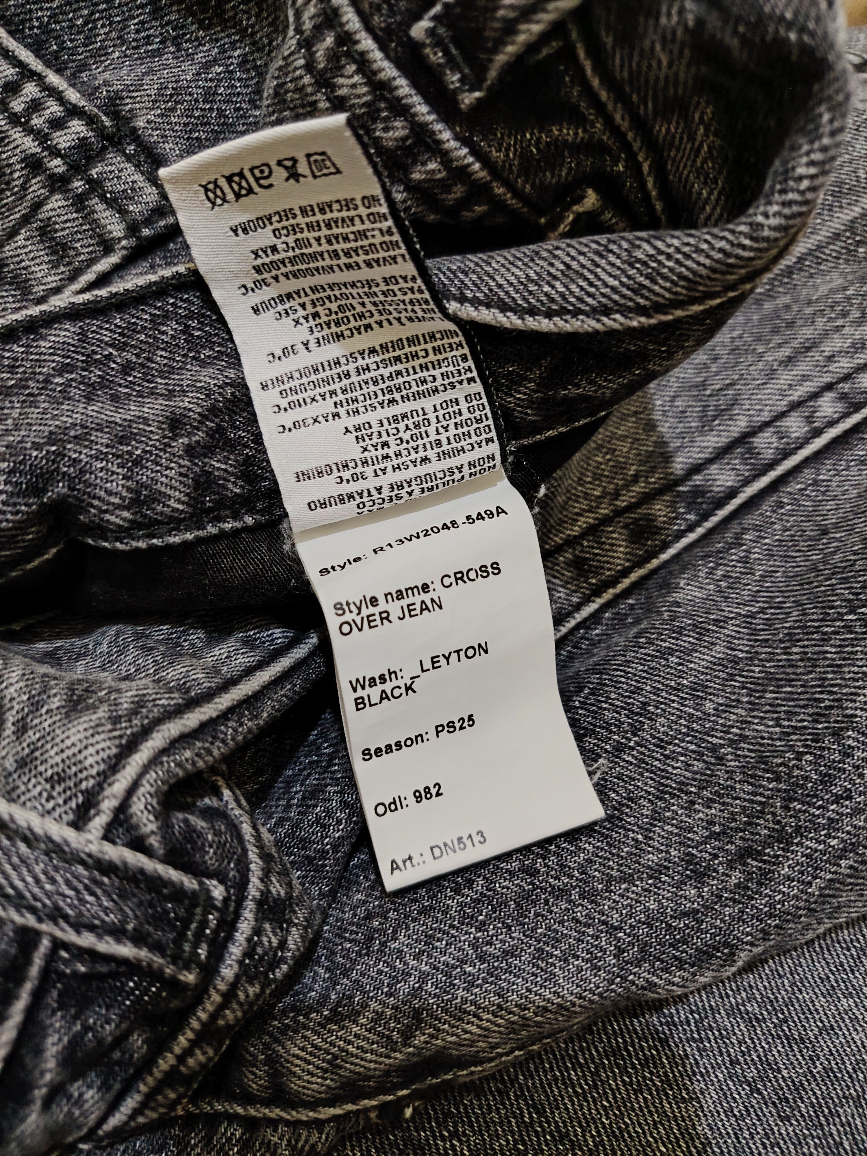 R13 R13 - Crossover Jeans - Leyton Black Size US 27 - 9 Thumbnail